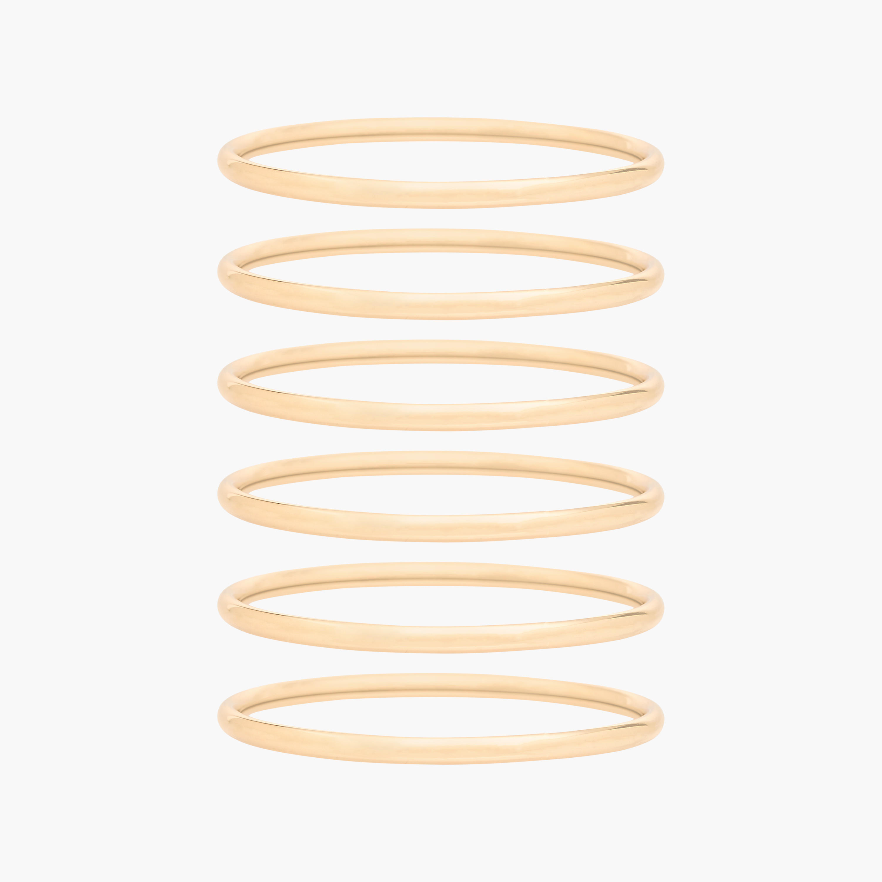 Metallic Bangle - Set of 6-women-watchesandjewellery-jewellery-banglesandbracelets-image-1