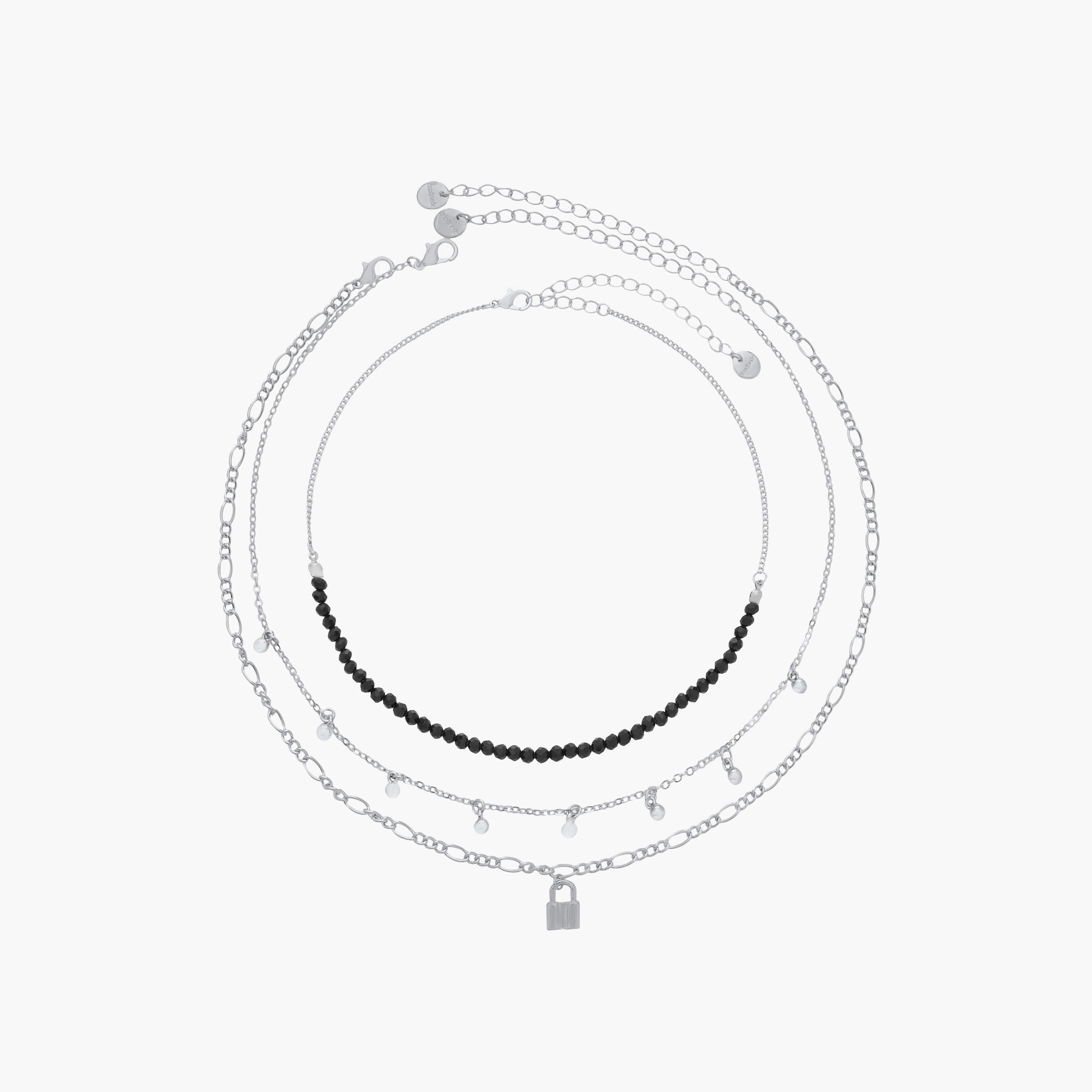 Assorted Metallic Necklace with Lobster Clasp Closure - Set of 3-women-watchesandjewellery-jewellery-necklacesandpendants-image-1