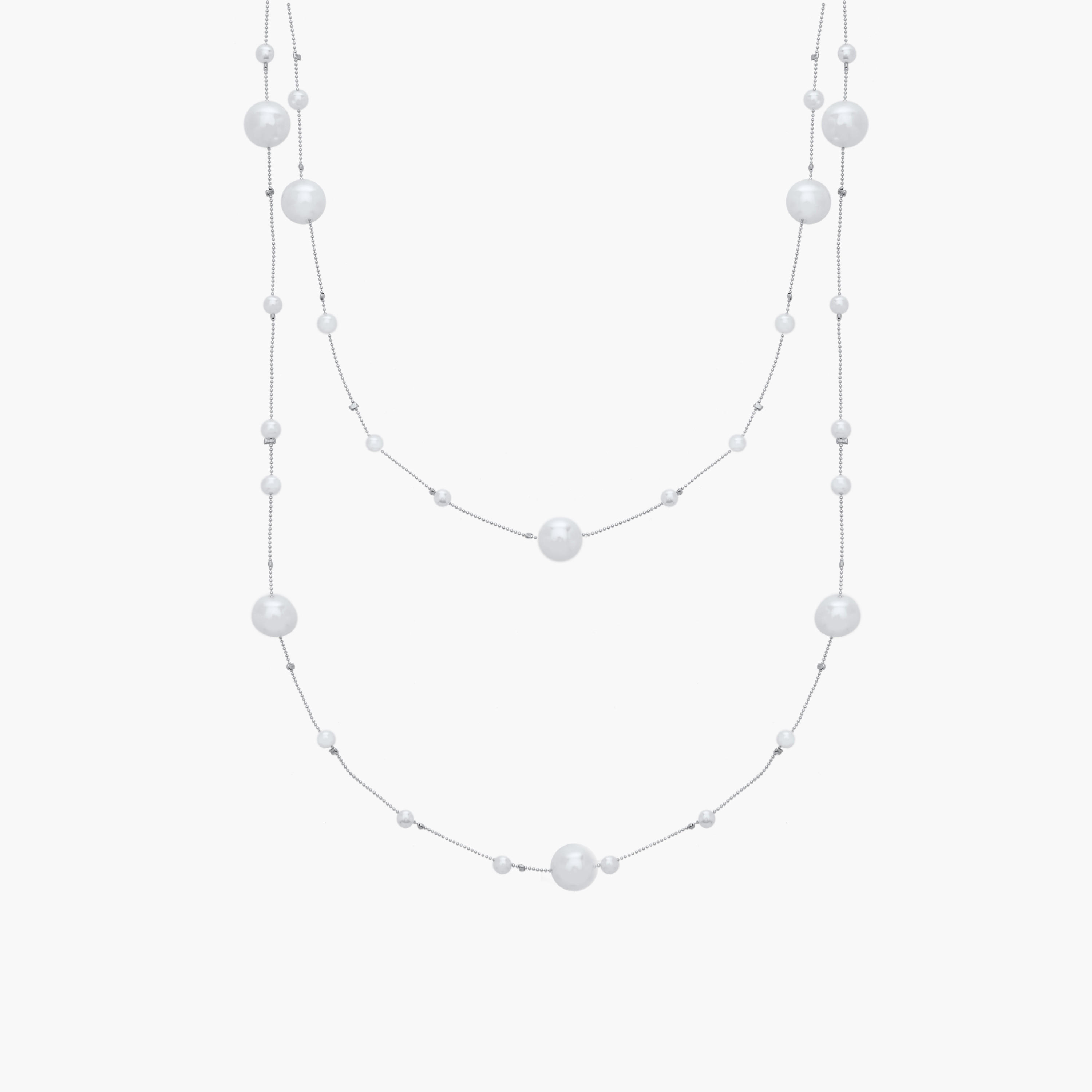 عقد طبقات مزين باللؤلؤ وبمشبك إغلاق-women-watchesandjewellery-jewellery-necklacesandpendants-image-1