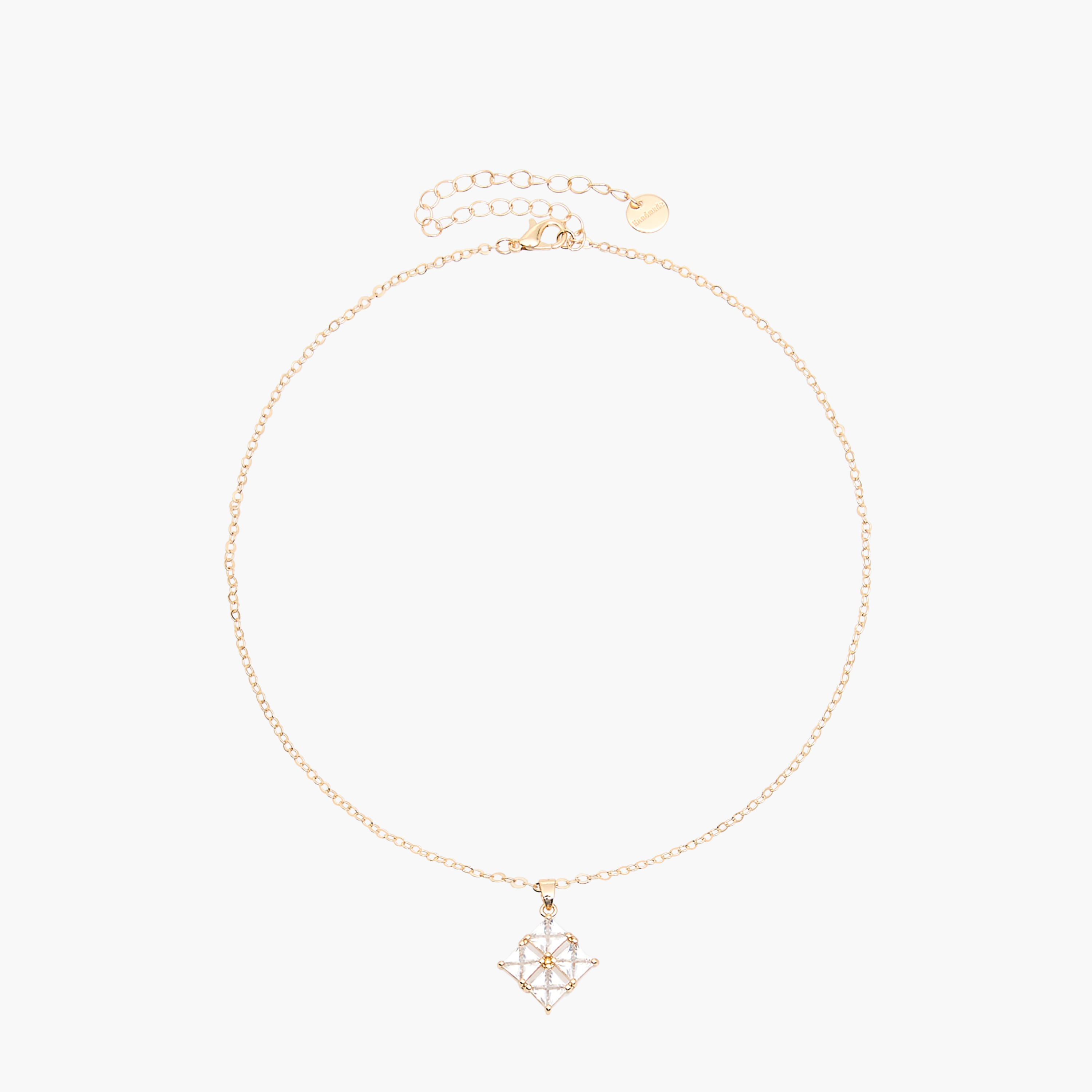 Cubic Zirconia Pendant Necklace and Earrings Set-women-watchesandjewellery-jewellery-jewellerysets-image-2