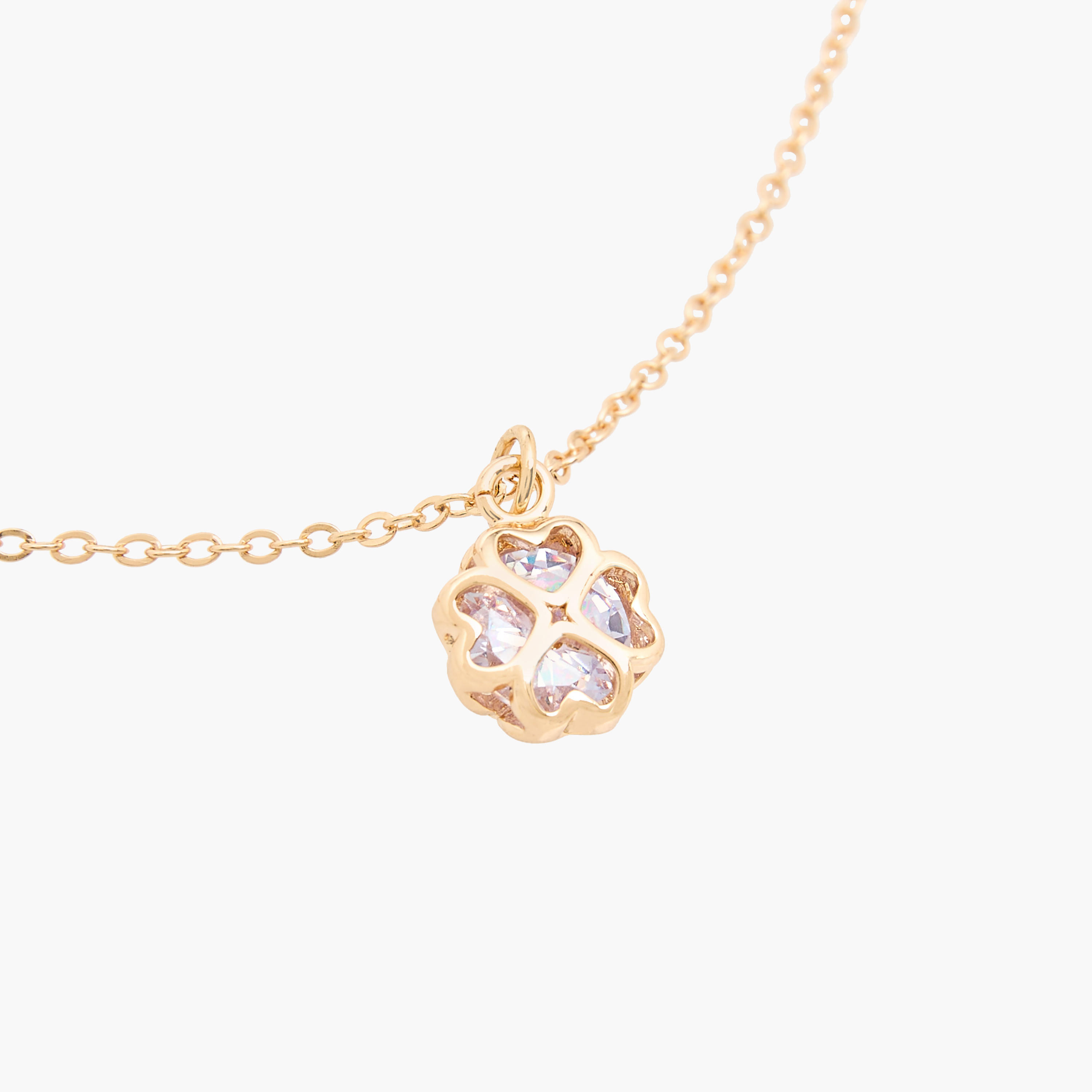 Cubic Zirconia Pendant Necklace and Earrings Set-women-watchesandjewellery-jewellery-jewellerysets-image-4