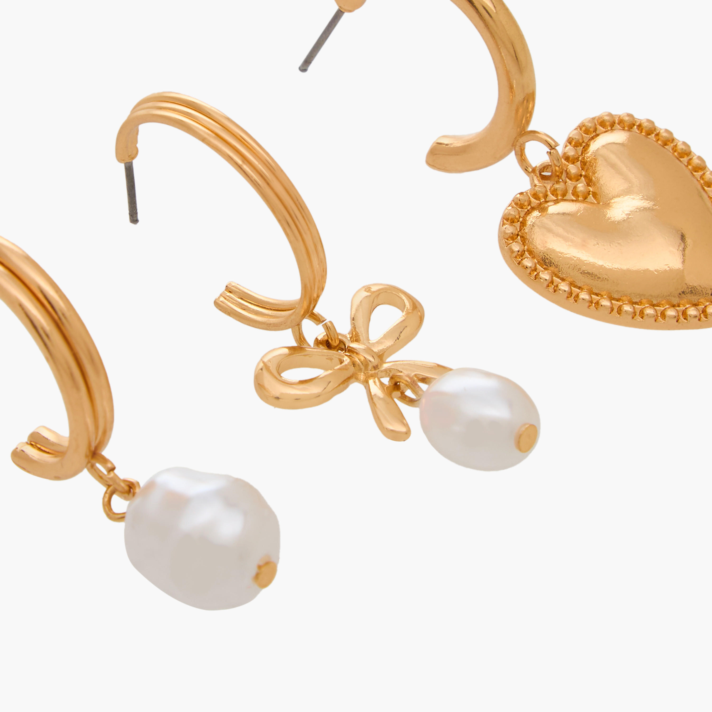 Assorted Earrings with Pushback Closure-women-watchesandjewellery-jewellery-earrings-image-3