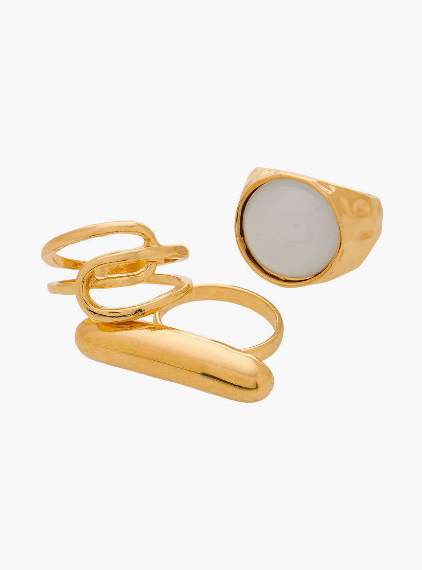 طقم خواتم متنوع من 3 قطع - L-XL-women-watchesandjewellery-jewellery-rings-image-2