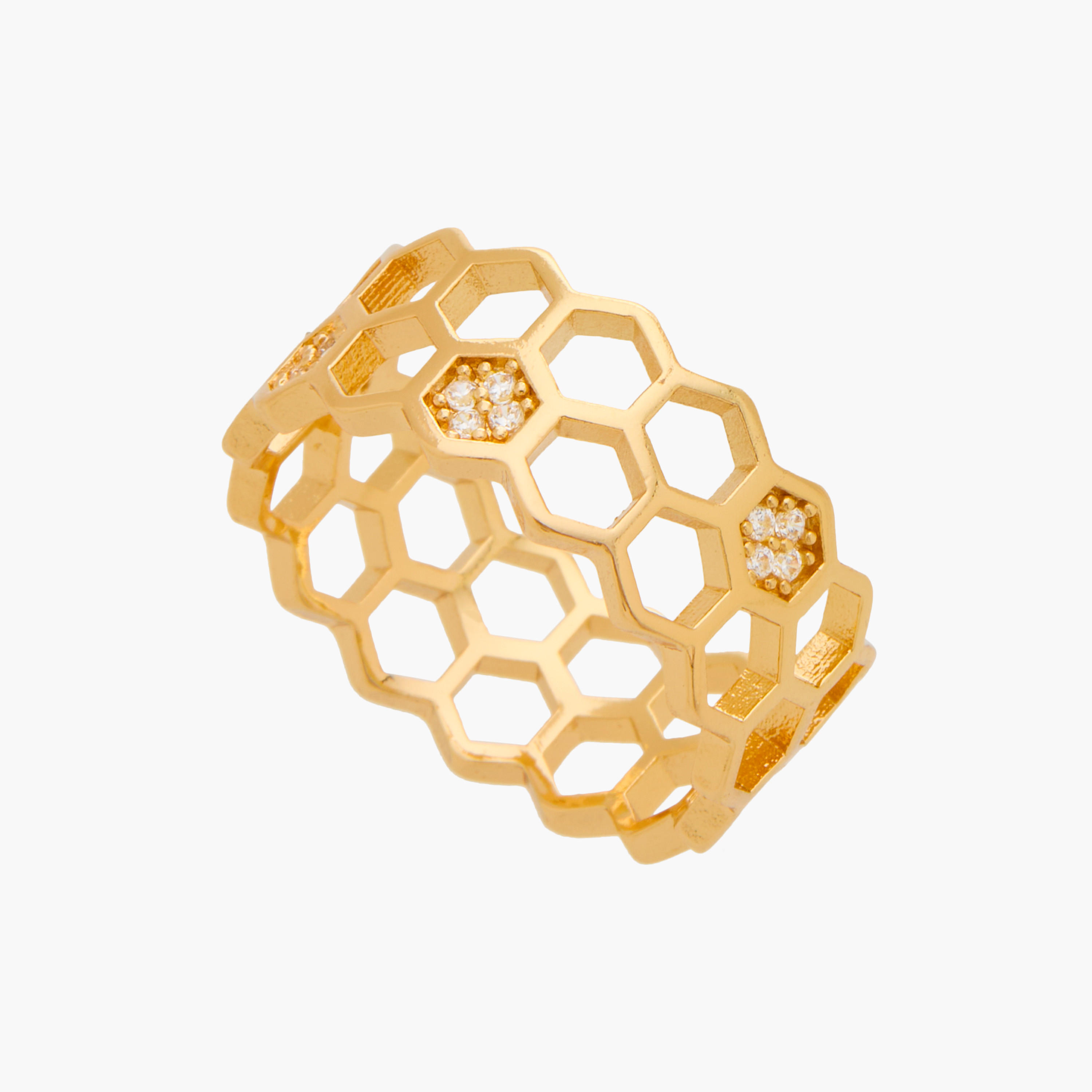 Cubic Zirconia Embellished Ring - S-M-women-watchesandjewellery-jewellery-rings-image-3