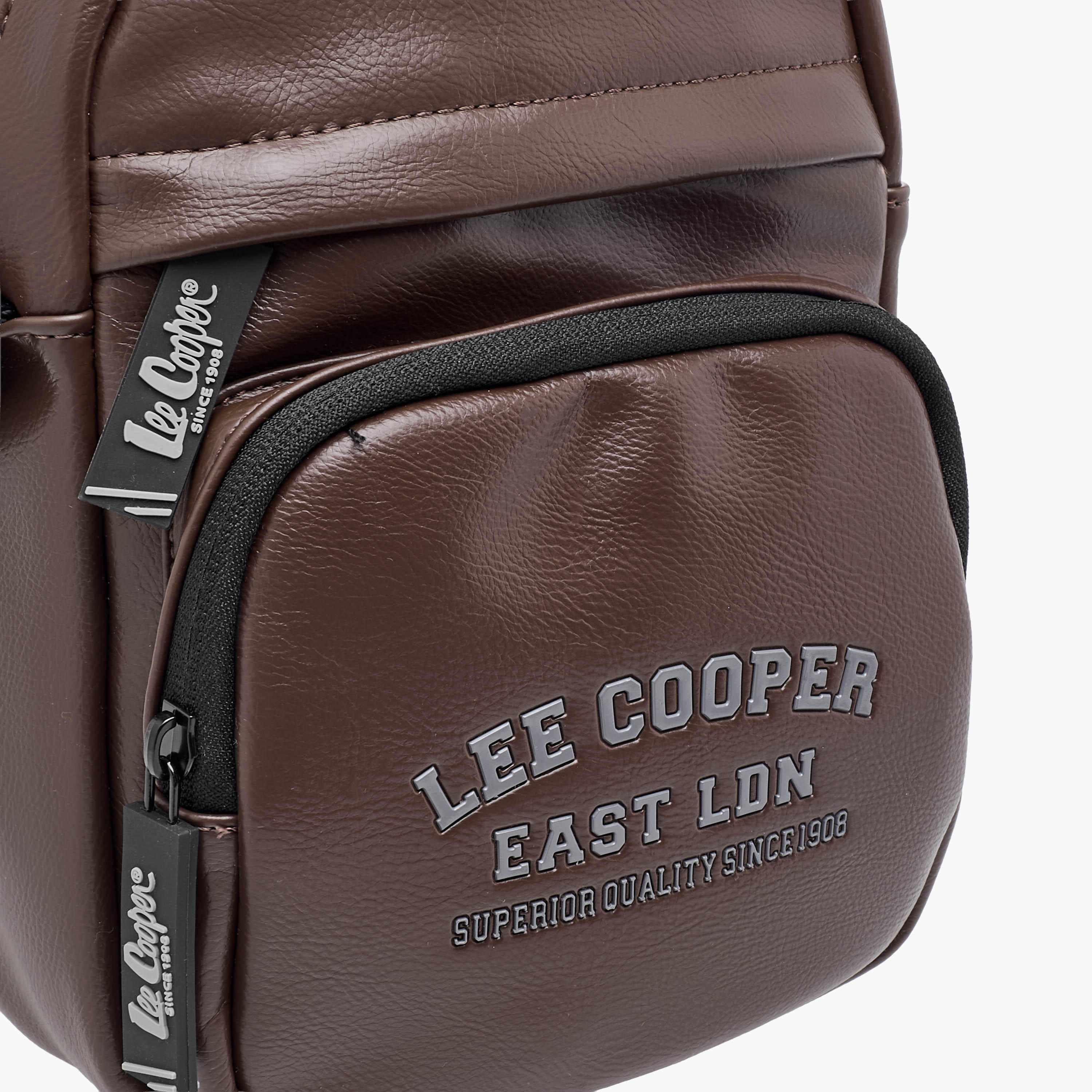 Lee Cooper Men Textured Crossbody Bag-men-bags-image-5