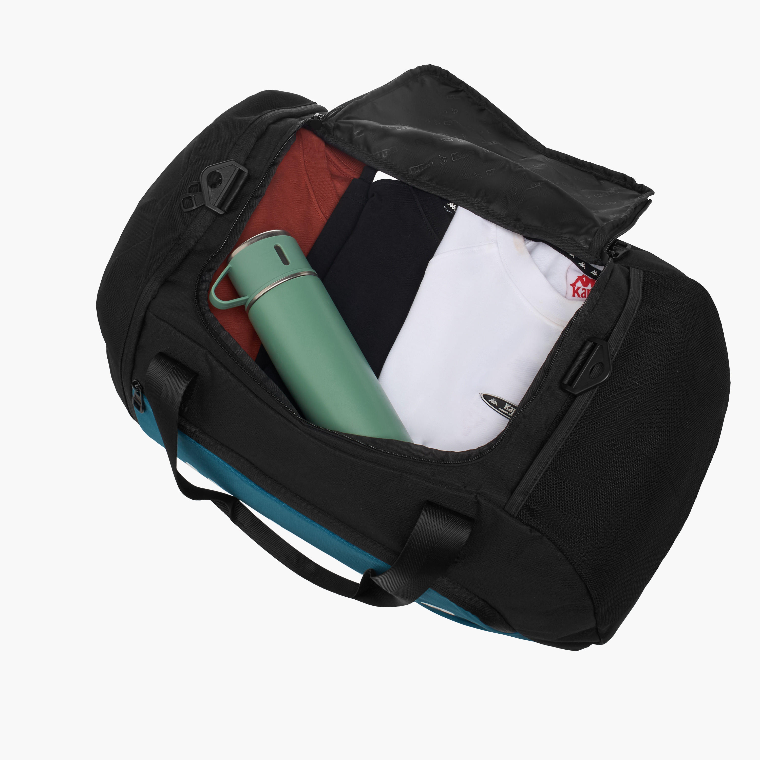 شنطة دافل بطبعات شعار وحزام قابل للفصل من كابا-travel-luggagesandbags-dufflebags-image-1