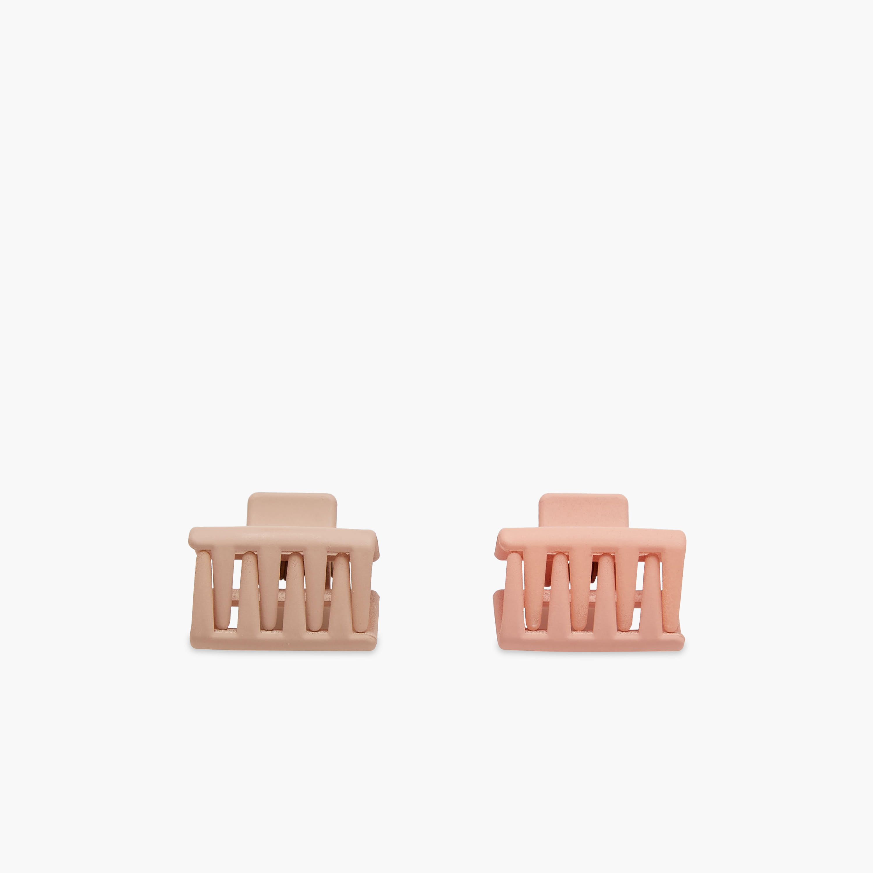 Pack of 6 Rectangular Hair Clamps with Matte Finish-women-hairaccessories-clamps-image-2