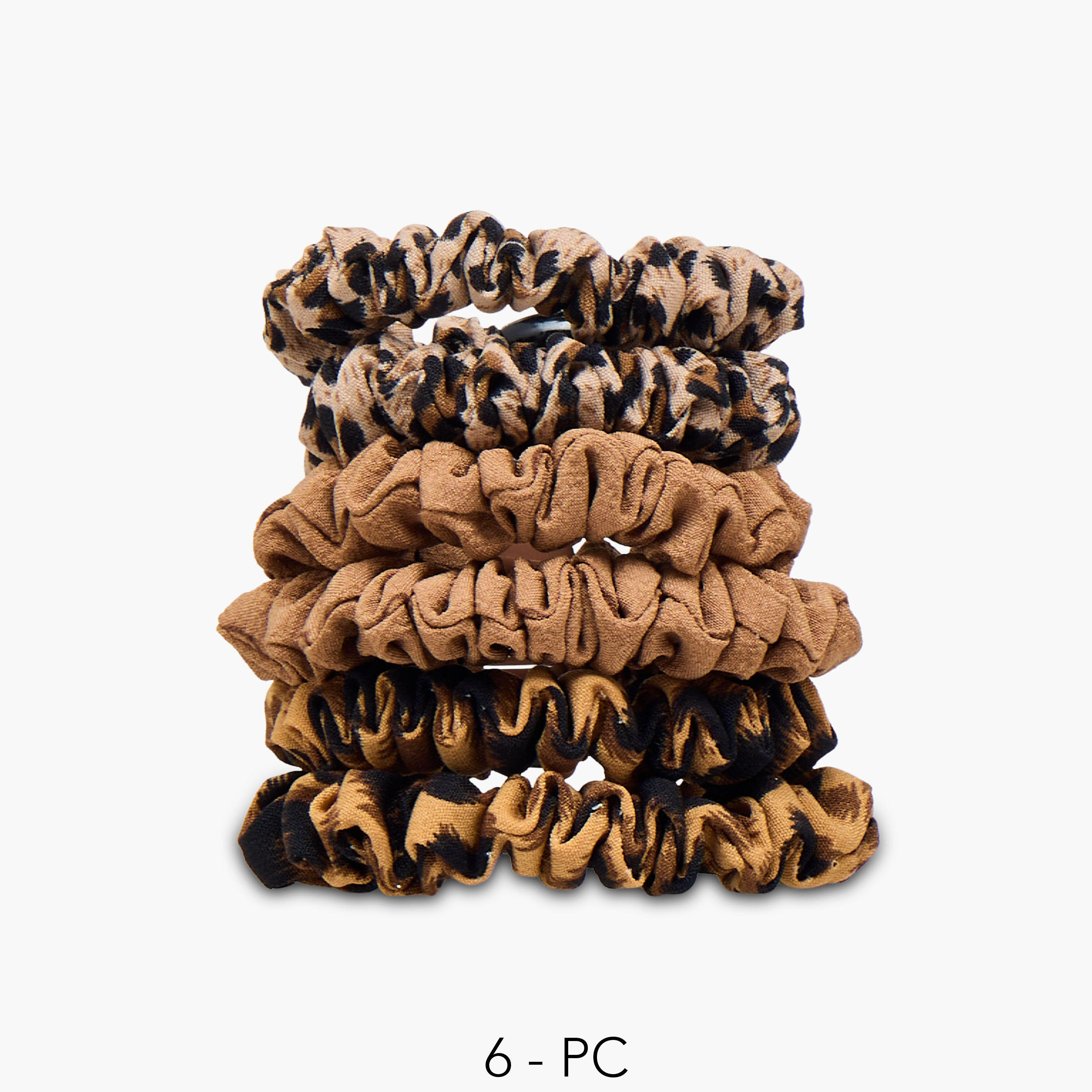 Pack of 6 Animal Print Hair Scrunchie-women-hairaccessories-scrunchies-image-1