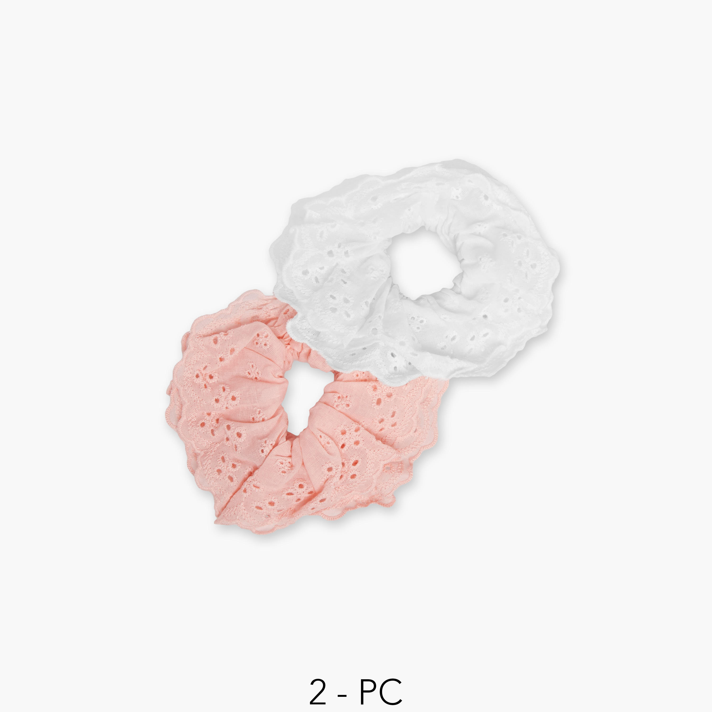 ربطات شعر بوليستر - عبوة من قطعتين-women-hairaccessories-scrunchies-image-1