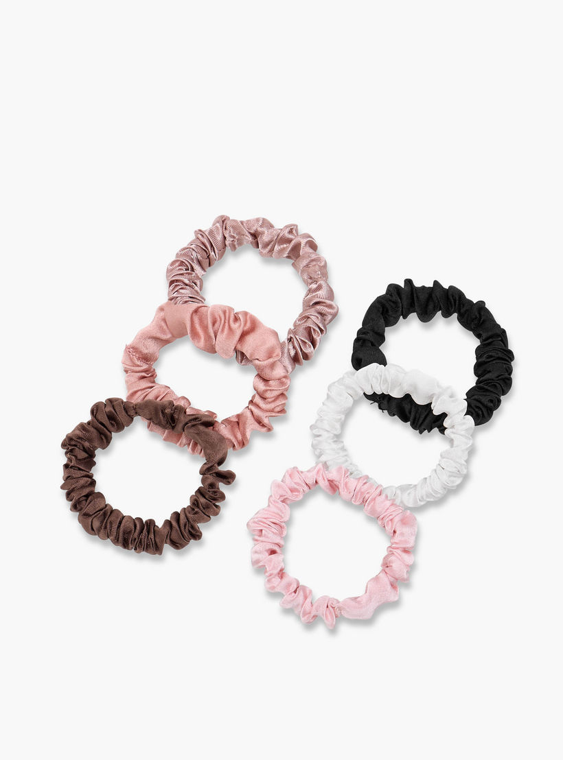 Solid Hair Scrunchies - Set of 6-women-hairaccessories-scrunchies-image-3