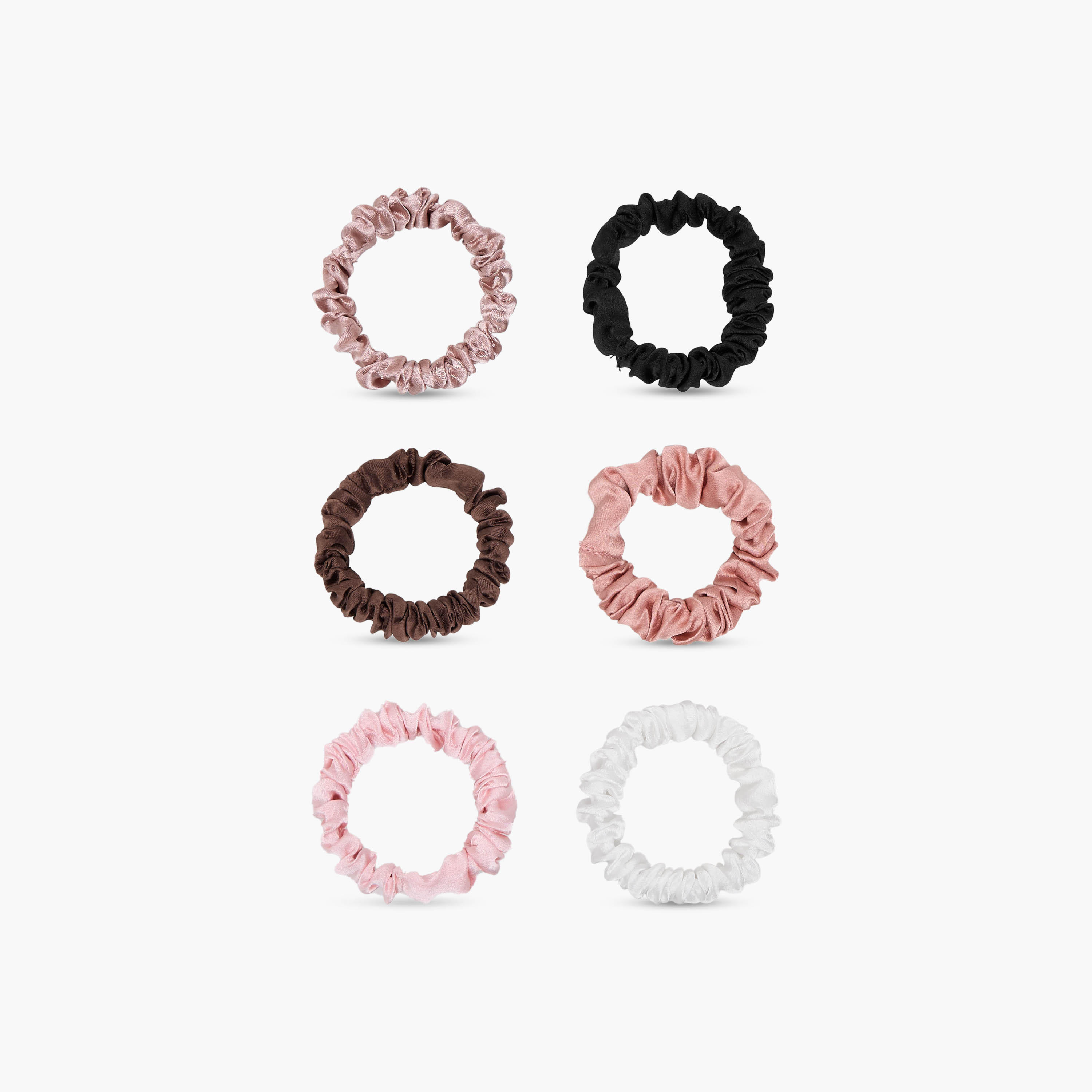 Solid Hair Scrunchies - Set of 6-women-hairaccessories-scrunchies-image-4