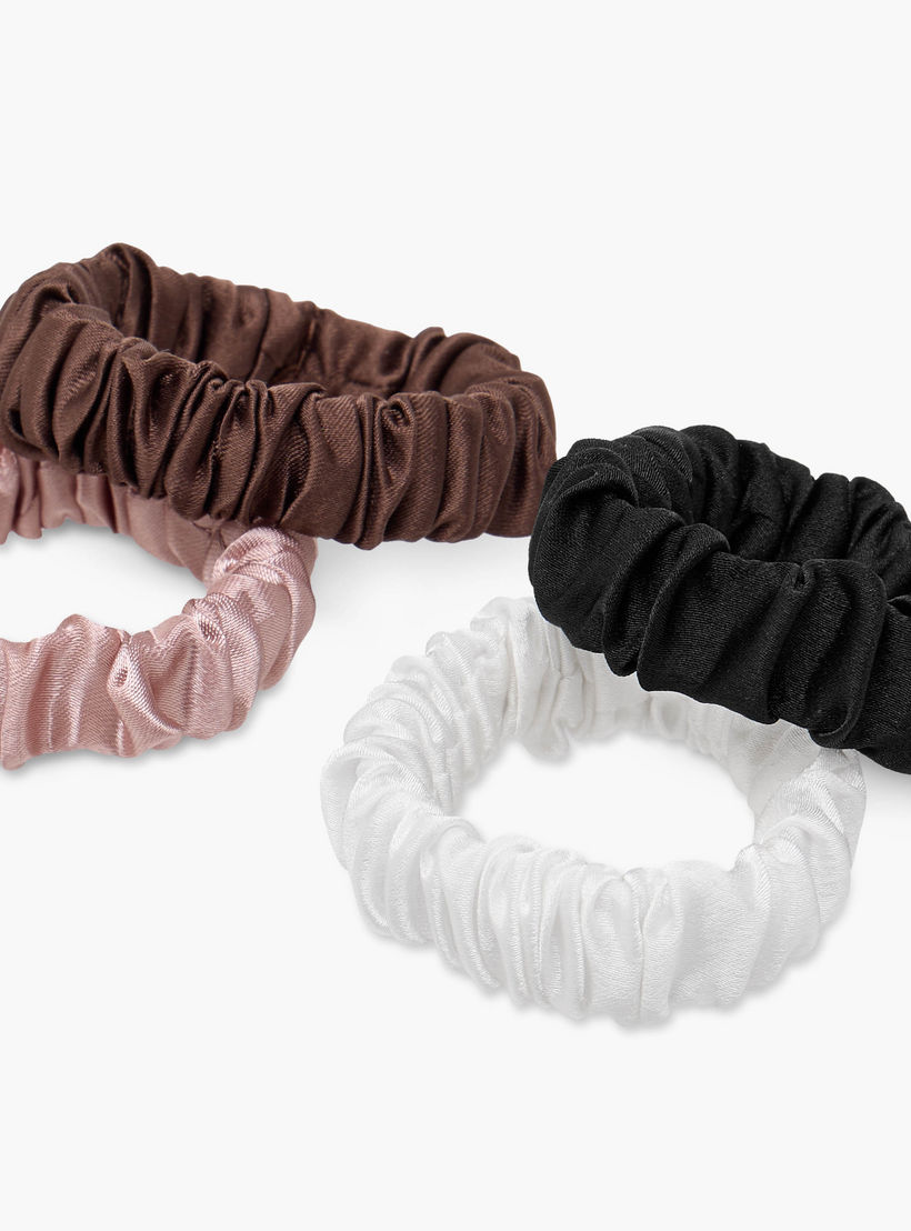 Solid Hair Scrunchies - Set of 6-women-hairaccessories-scrunchies-image-5