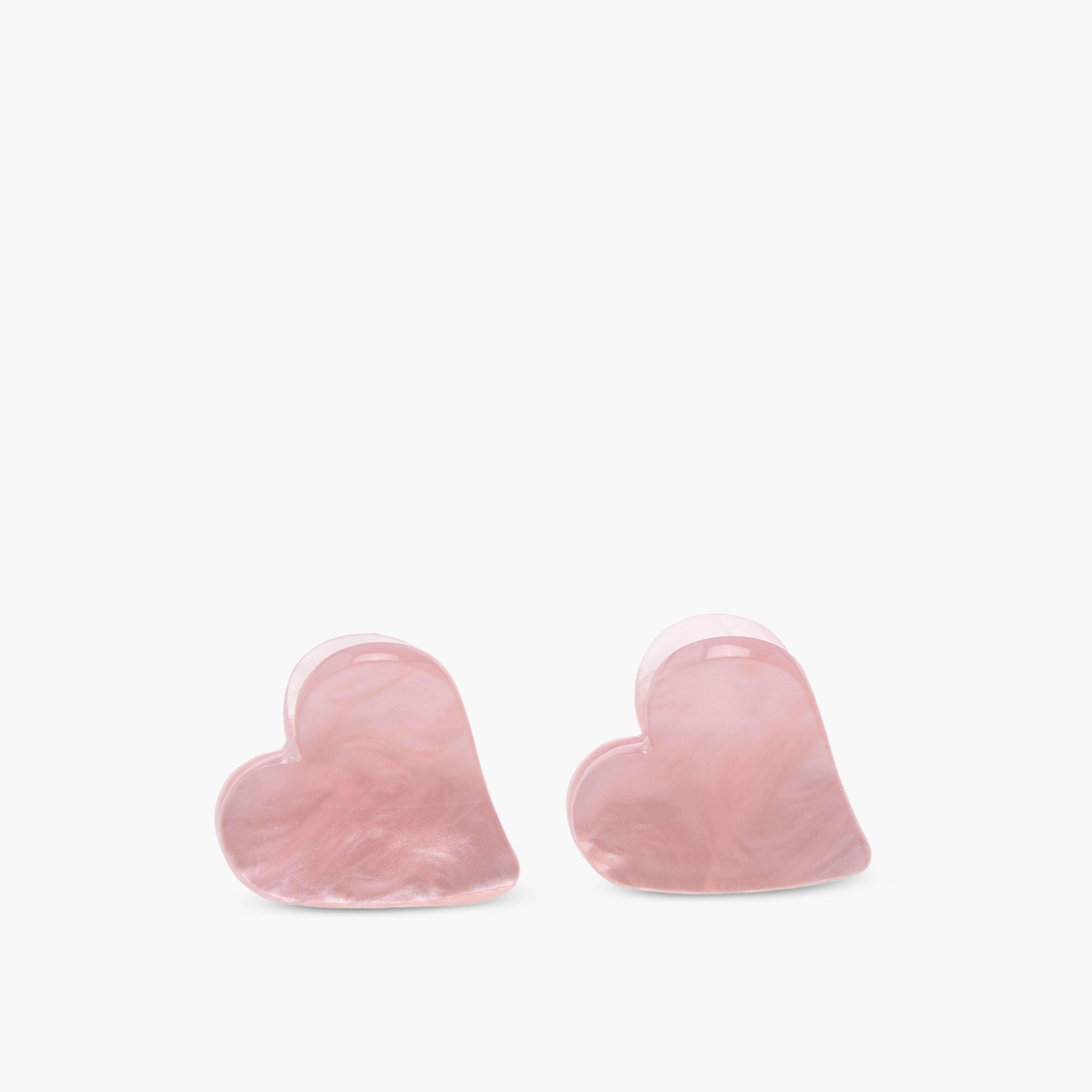 Marble Print Heart Hair Clamp - Set of 6-women-hairaccessories-clamps-image-2