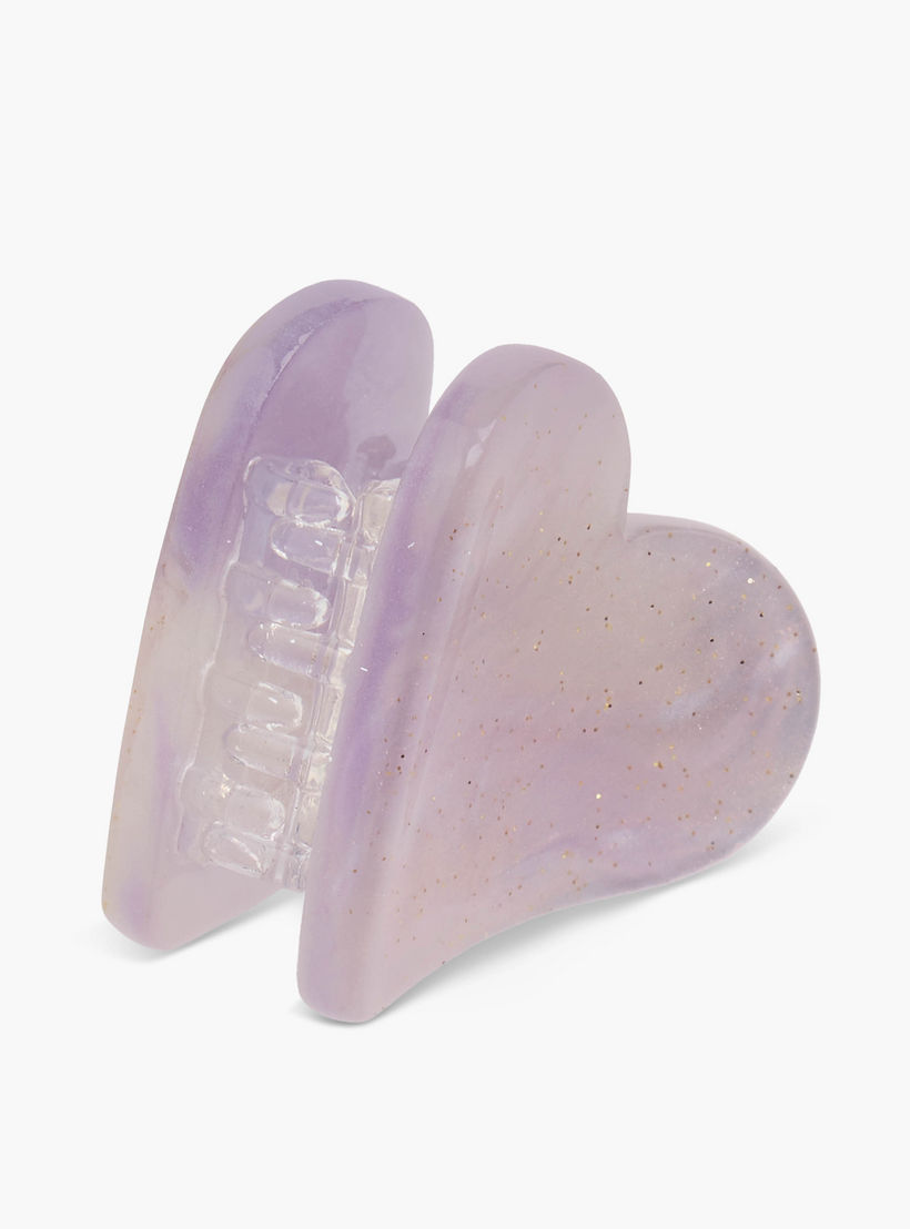 Marble Print Heart Hair Clamp - Set of 6-women-hairaccessories-clamps-image-7