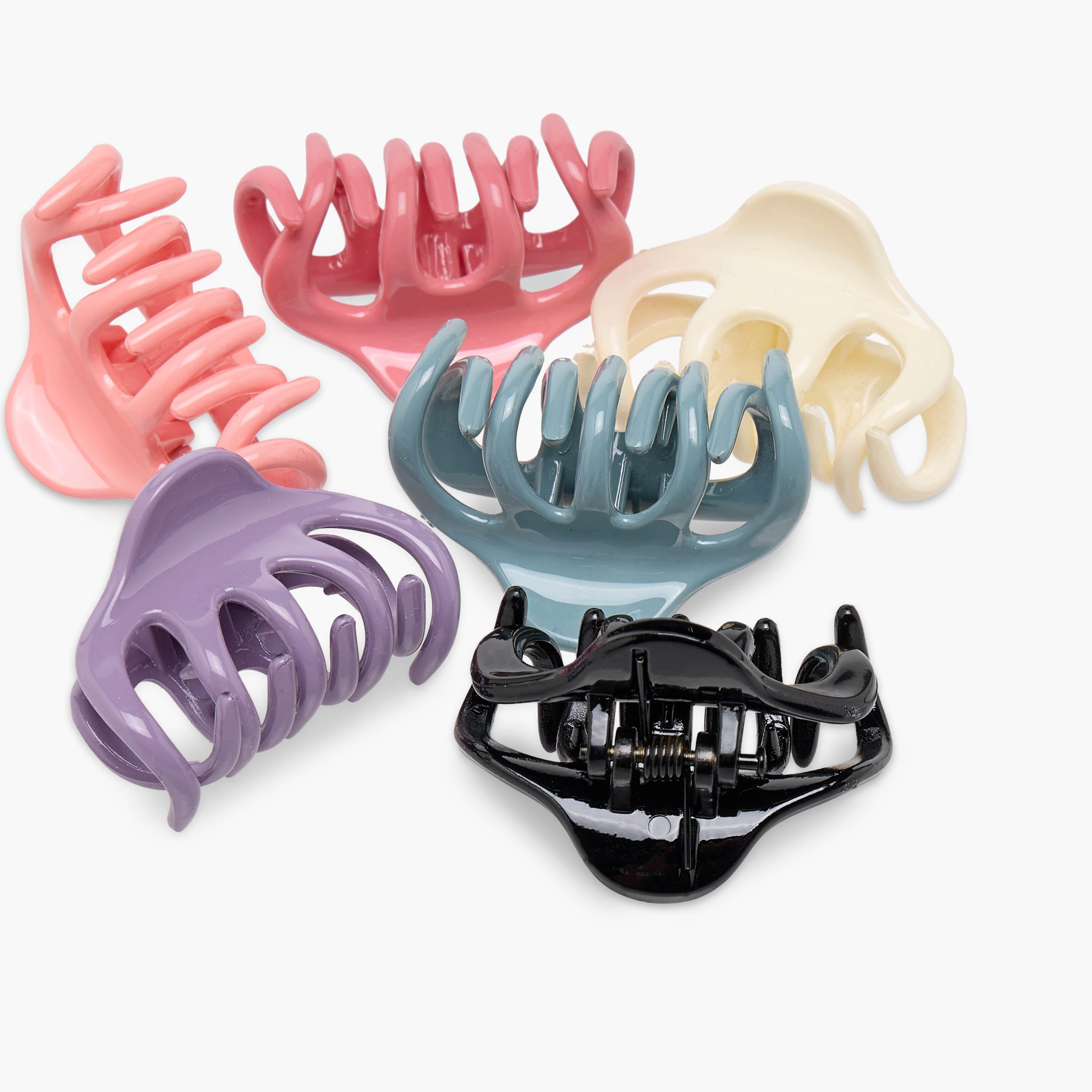 Solid Hair Clamp - Set of 6-women-hairaccessories-clamps-image-10