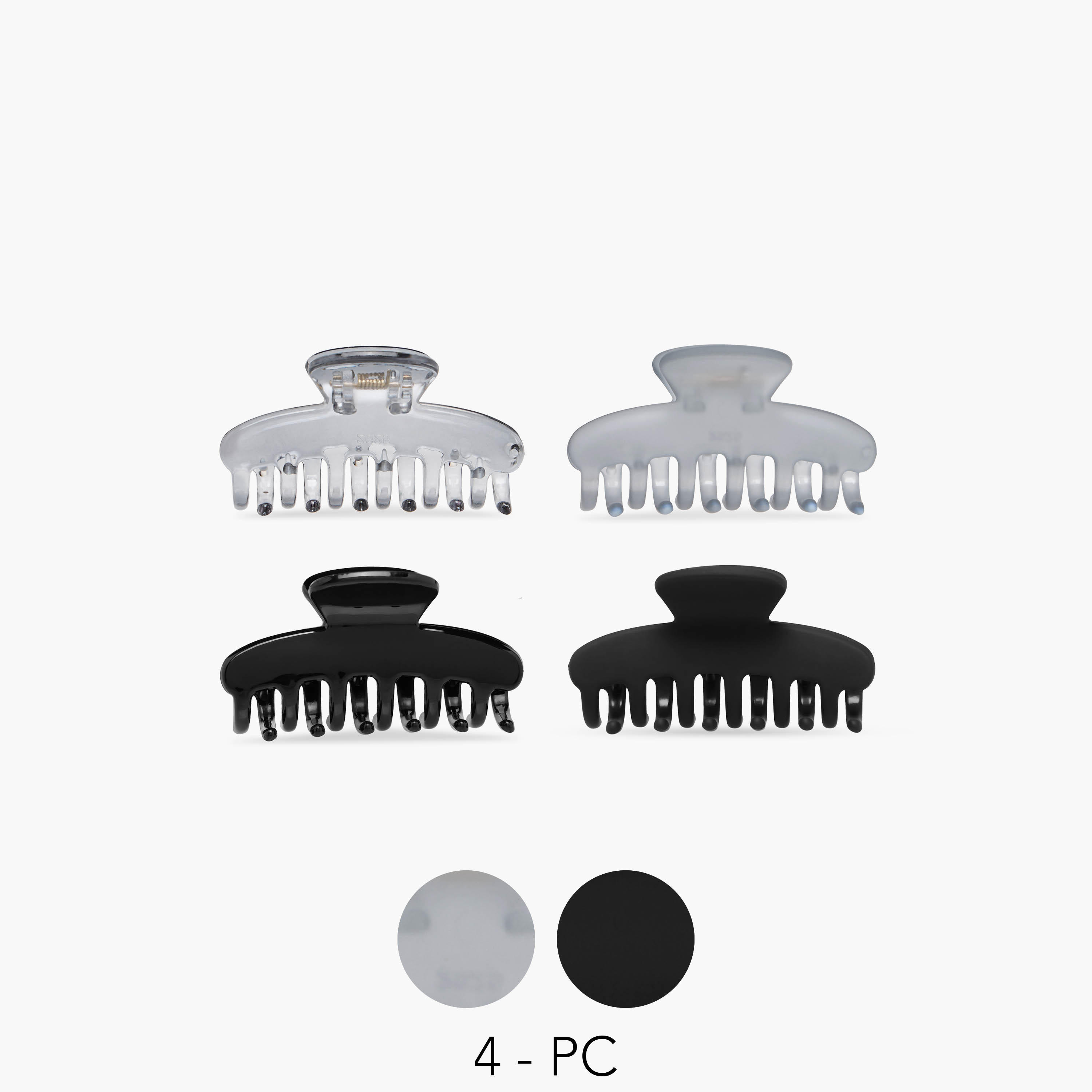 Solid Hair Clamp - Set of 4-women-hairaccessories-clamps-image-1
