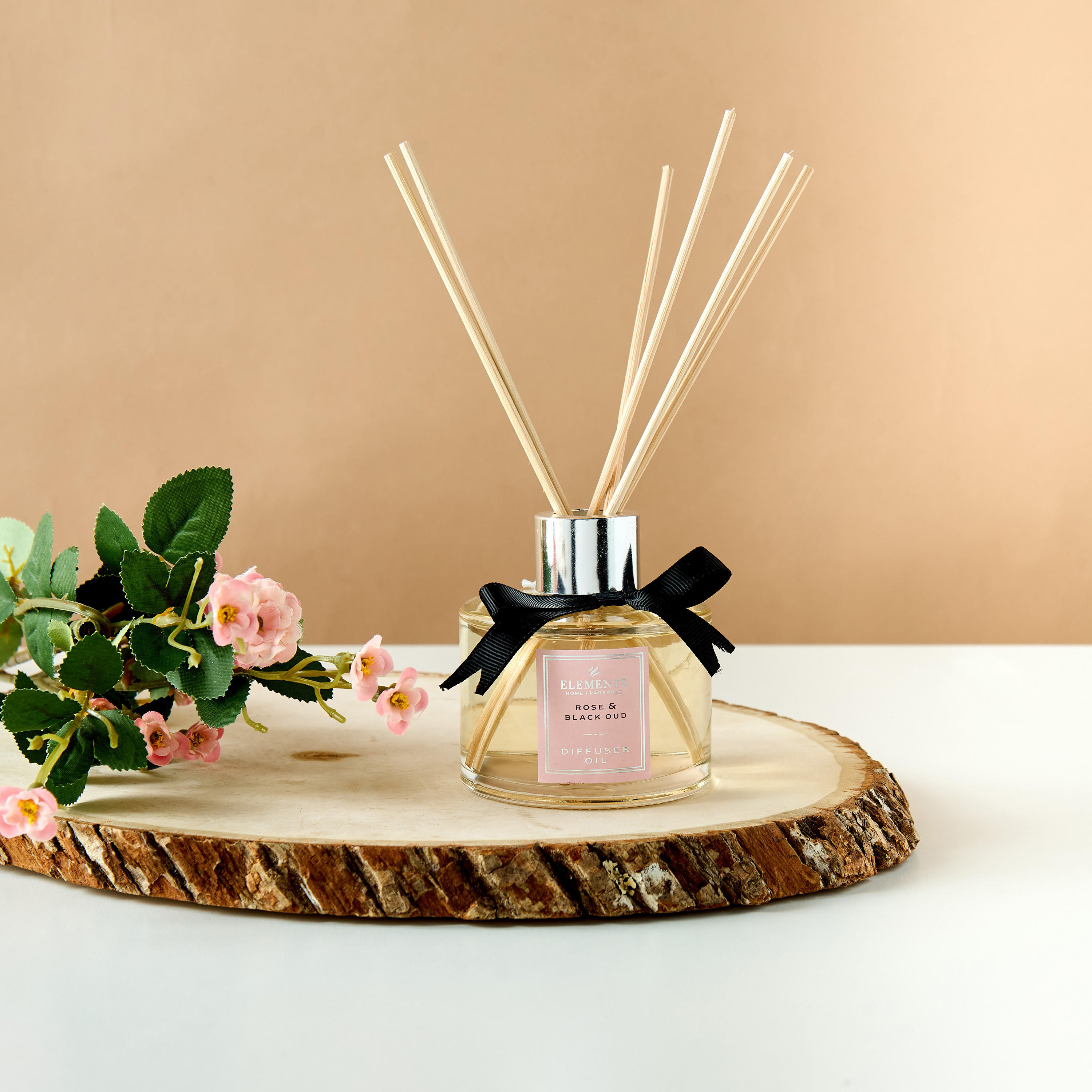 Elements Rose and Black Oud Reed Diffuser - 100 ml-household-homefragrance-reeddiffusers-image-1