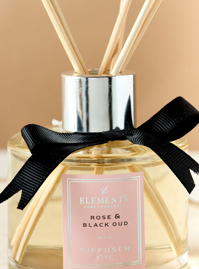 Elements Rose and Black Oud Reed Diffuser - 100 ml-household-homefragrance-reeddiffusers-image-3