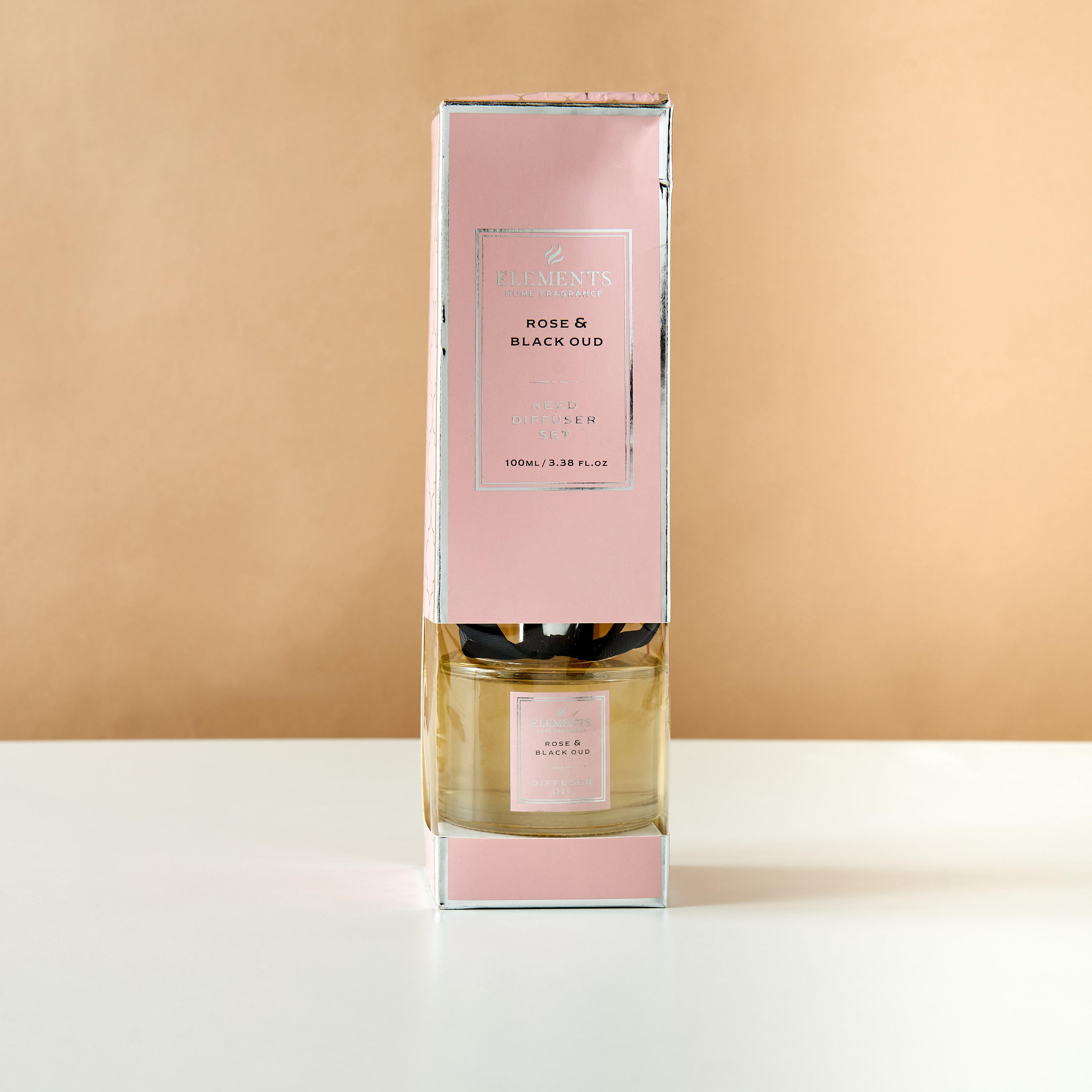Elements Rose and Black Oud Reed Diffuser - 100 ml-household-homefragrance-reeddiffusers-image-4