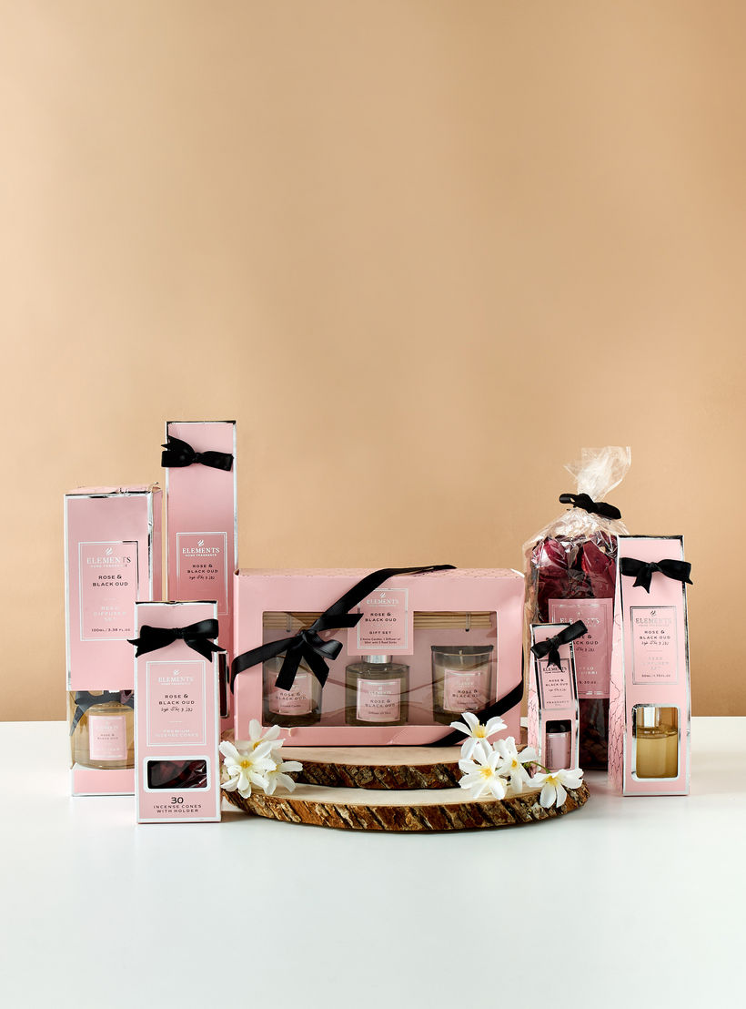 Elements Rose and Black Oud Reed Diffuser - 100 ml-household-homefragrance-reeddiffusers-image-5