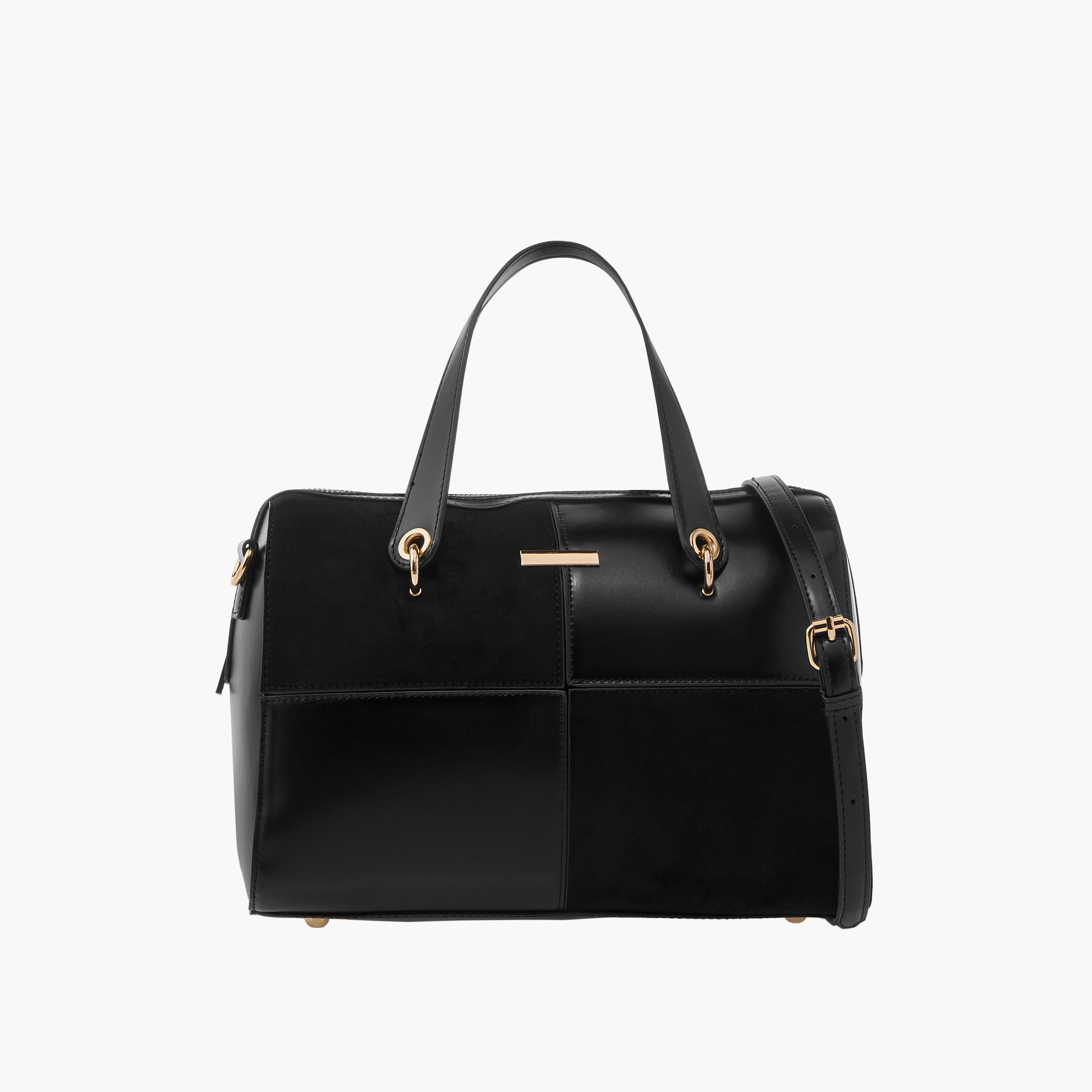شنطة ساتشيل بحزام قابل للفصل وسحاب إغلاق من ساشا-women-bagsandwallets-handbags-image-1