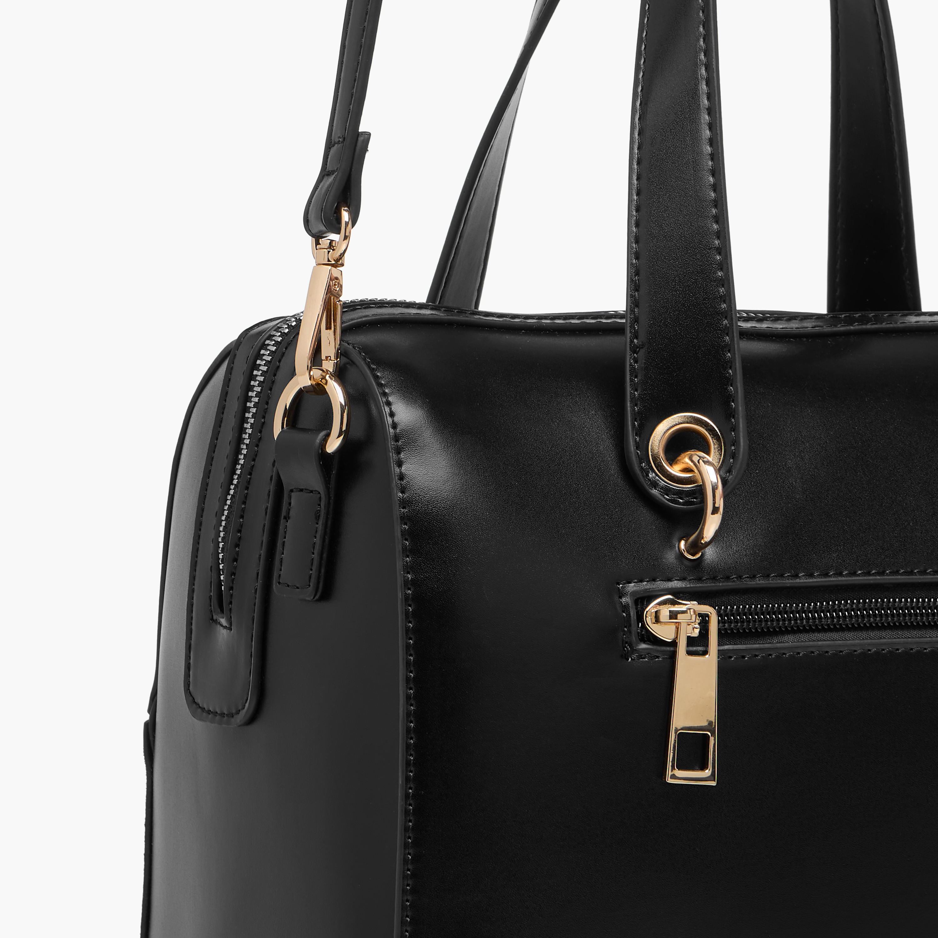 شنطة ساتشيل بحزام قابل للفصل وسحاب إغلاق من ساشا-women-bagsandwallets-handbags-image-6