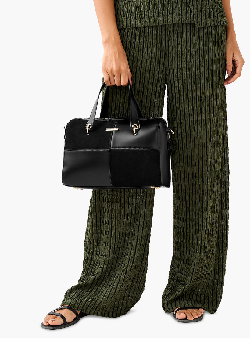 شنطة ساتشيل بحزام قابل للفصل وسحاب إغلاق من ساشا-women-bagsandwallets-handbags-image-8