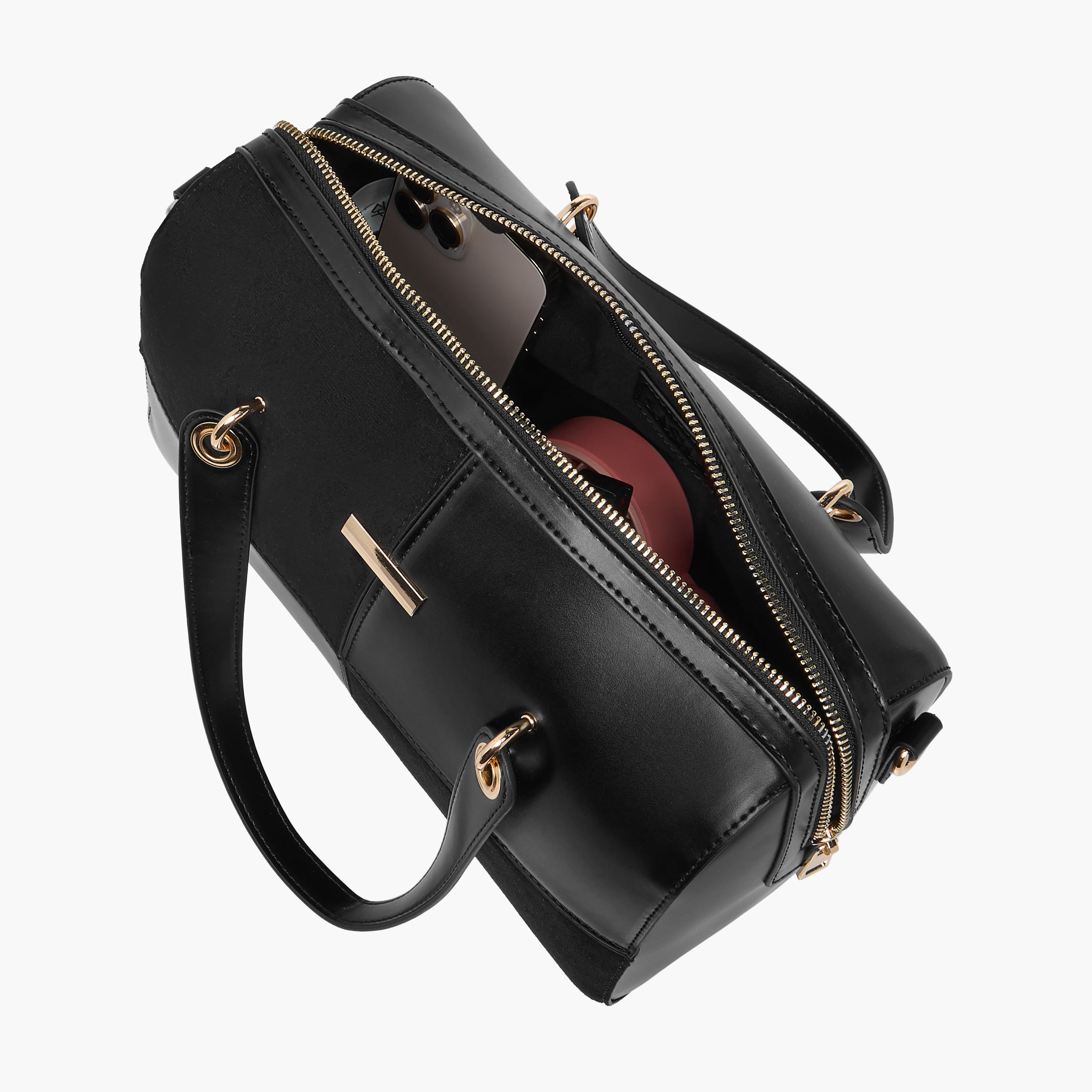 شنطة ساتشيل بحزام قابل للفصل وسحاب إغلاق من ساشا-women-bagsandwallets-handbags-image-9