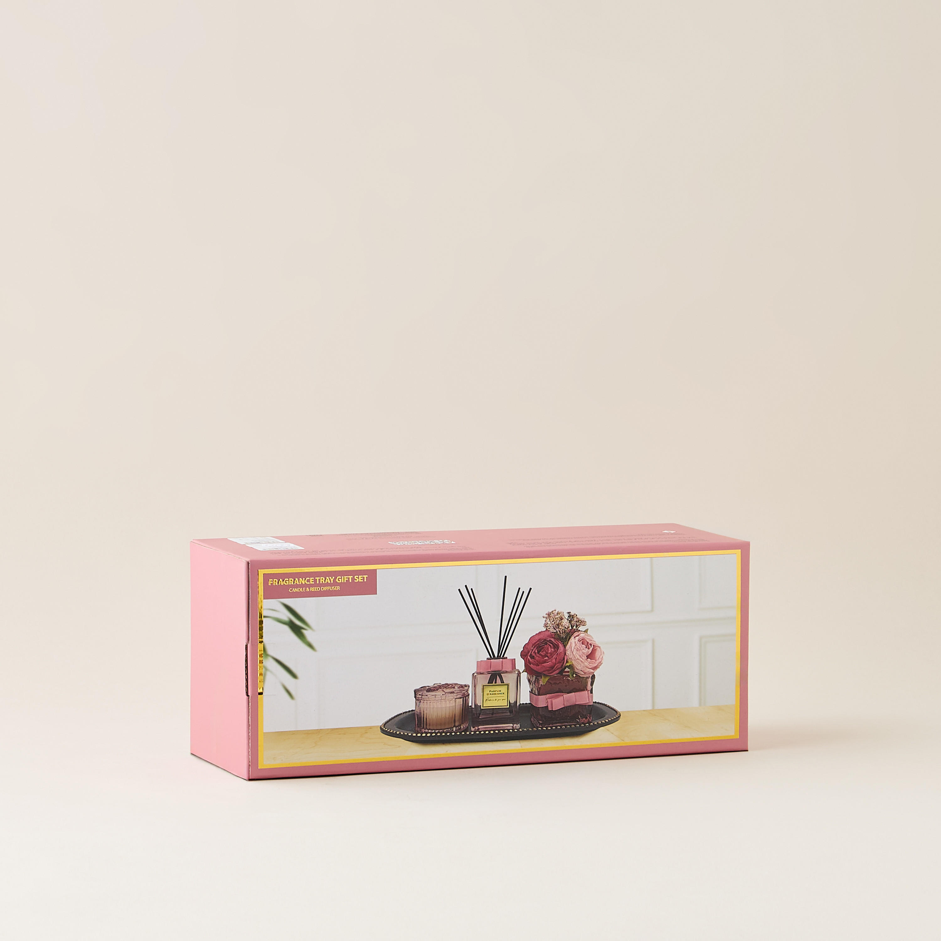 Rose Reed Diffuser Gift Set with Tray-household-homefragrance-fragrancegiftset-image-4