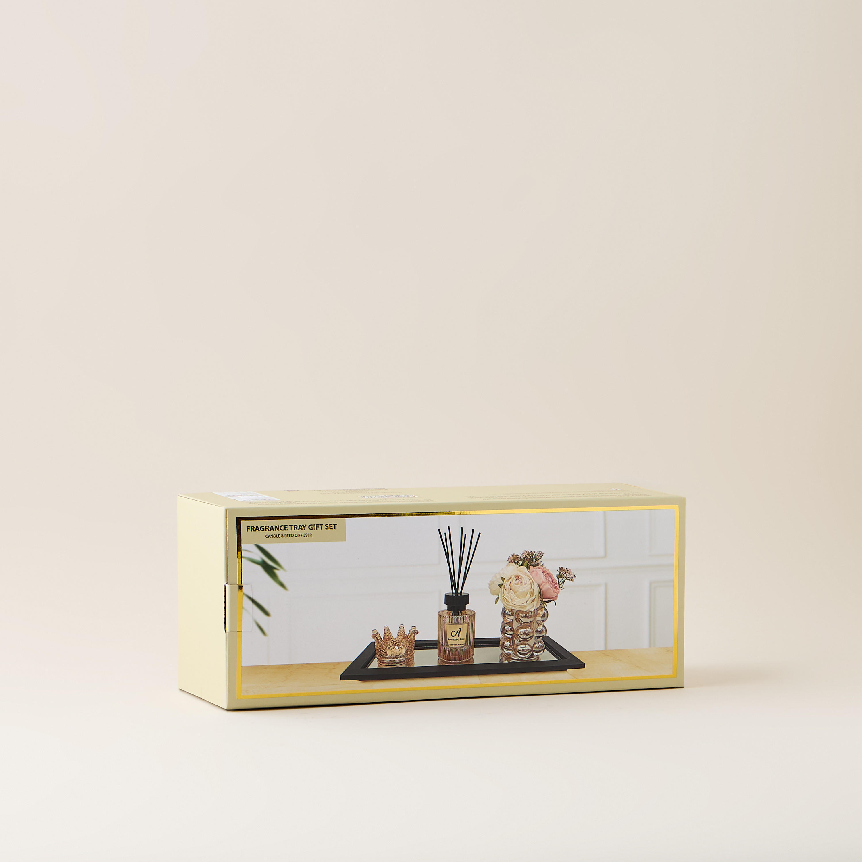 Rose Reed Diffuser Gift Set with Tray-household-homefragrance-fragrancegiftset-image-4