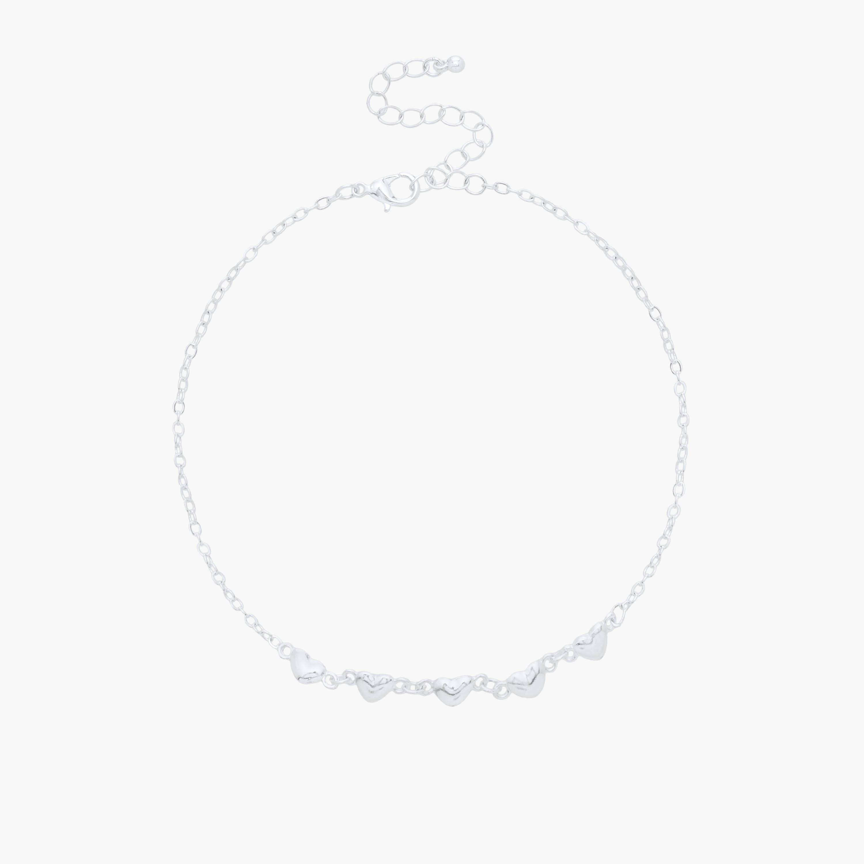 Embellished Anklet with Lobster Clasp - Set of 3-women-watchesandjewellery-jewellery-anklets-image-5