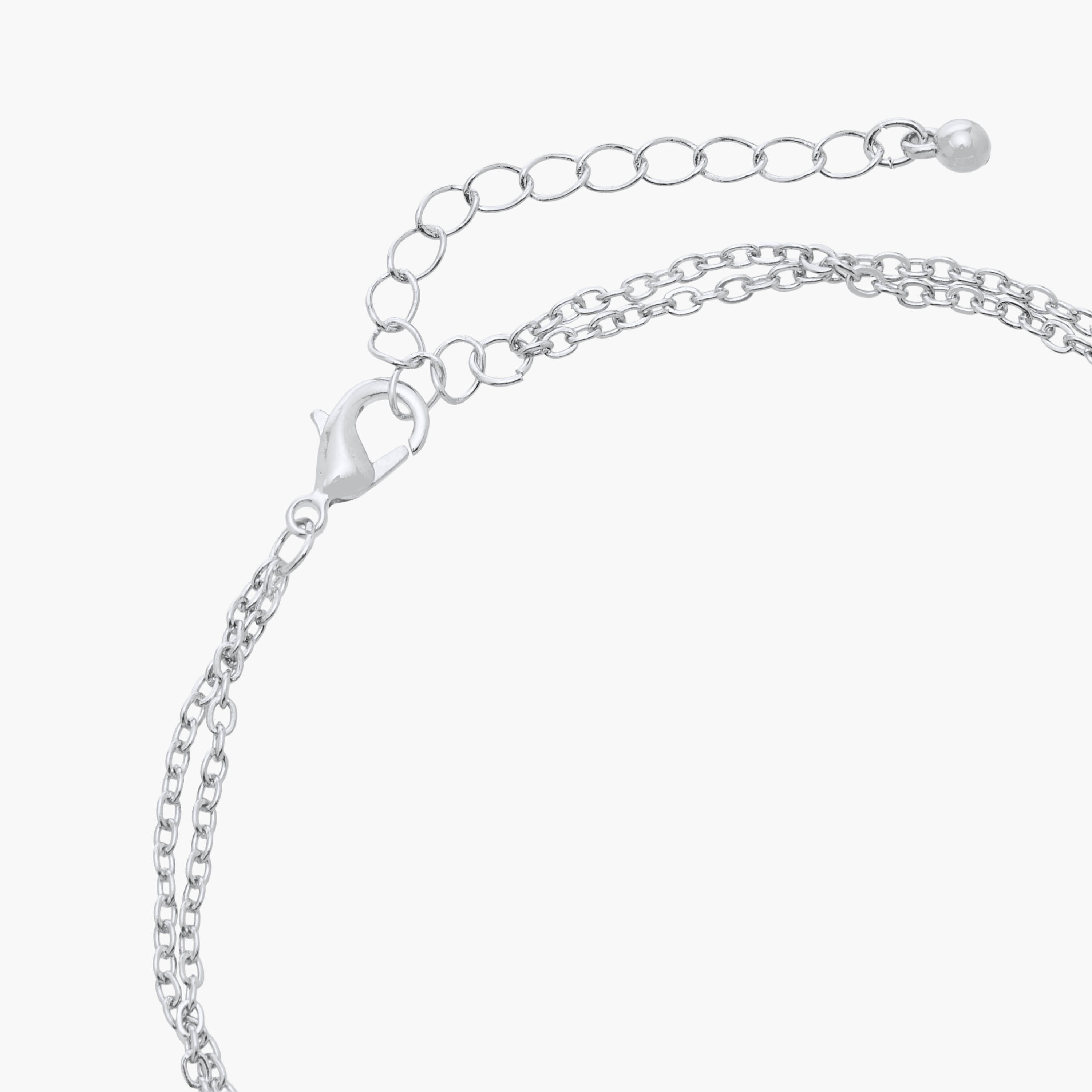 Cubic Zirconia Charm Accent Anklet with Lobster Clasp Closure-women-watchesandjewellery-jewellery-anklets-image-4