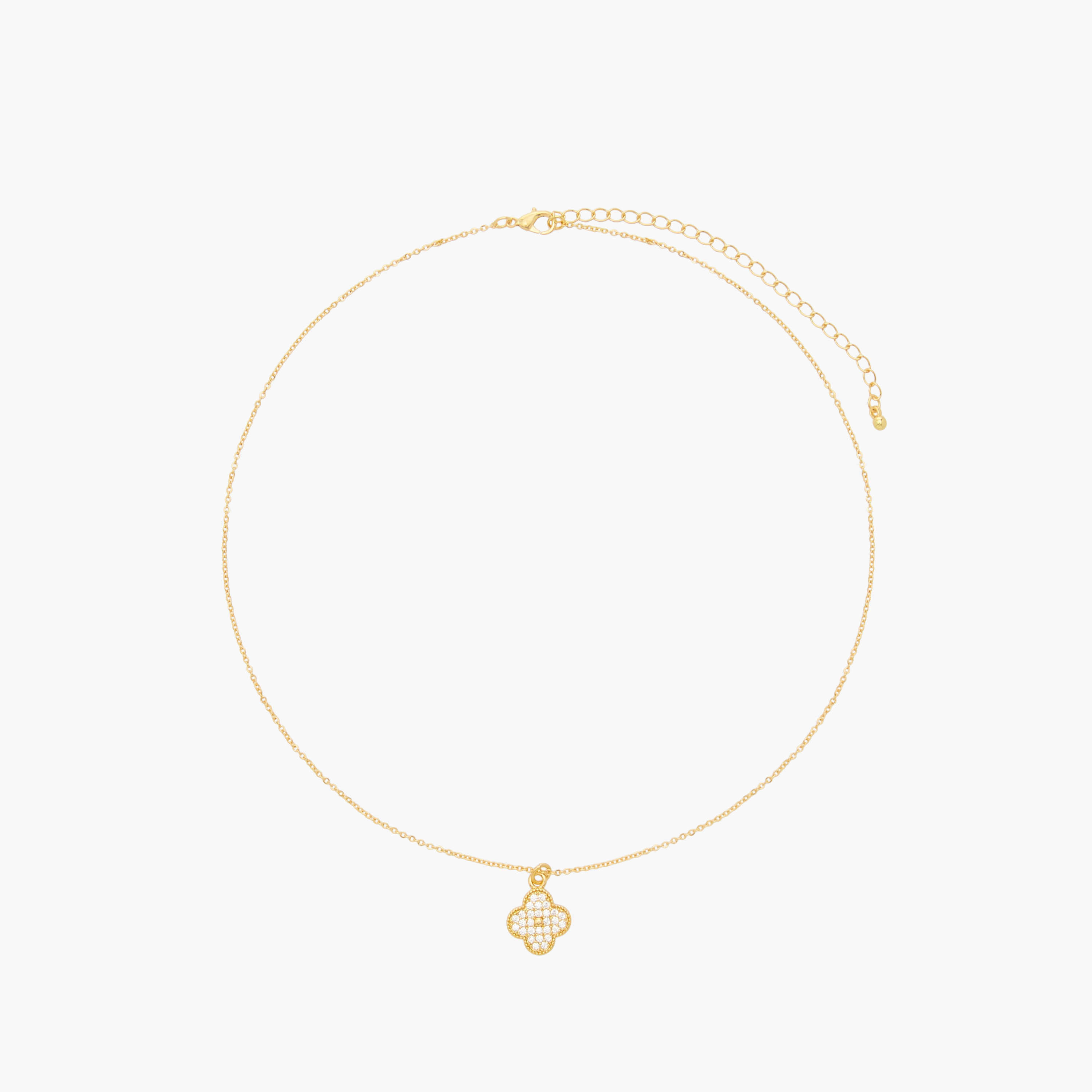 Cubic Zirconia Embellished Pendant Necklace-women-watchesandjewellery-jewellery-necklacesandpendants-image-1