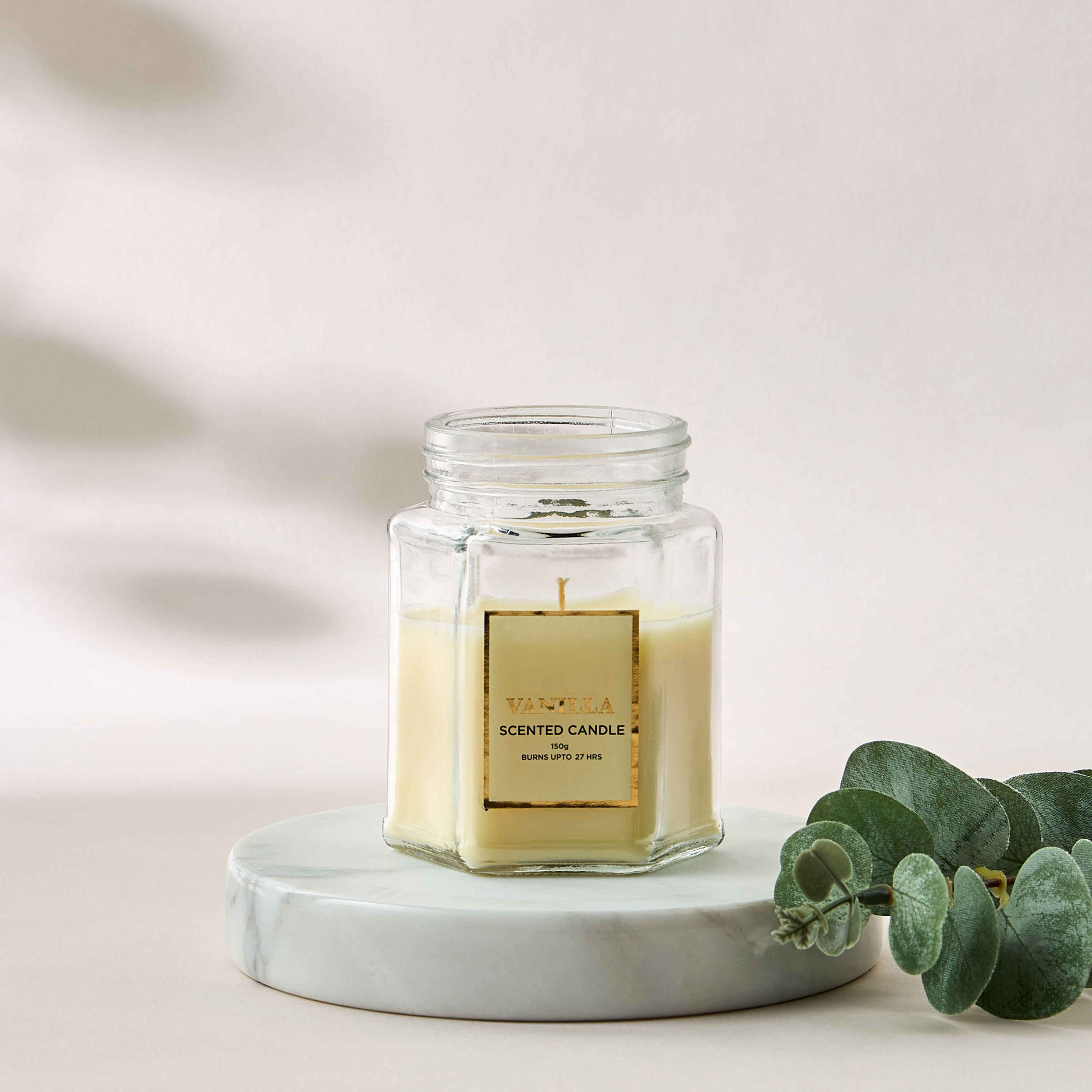 Lavender and Vanilla Scented Jar Candle - 150 gms-household-homefragrance-candles-image-1