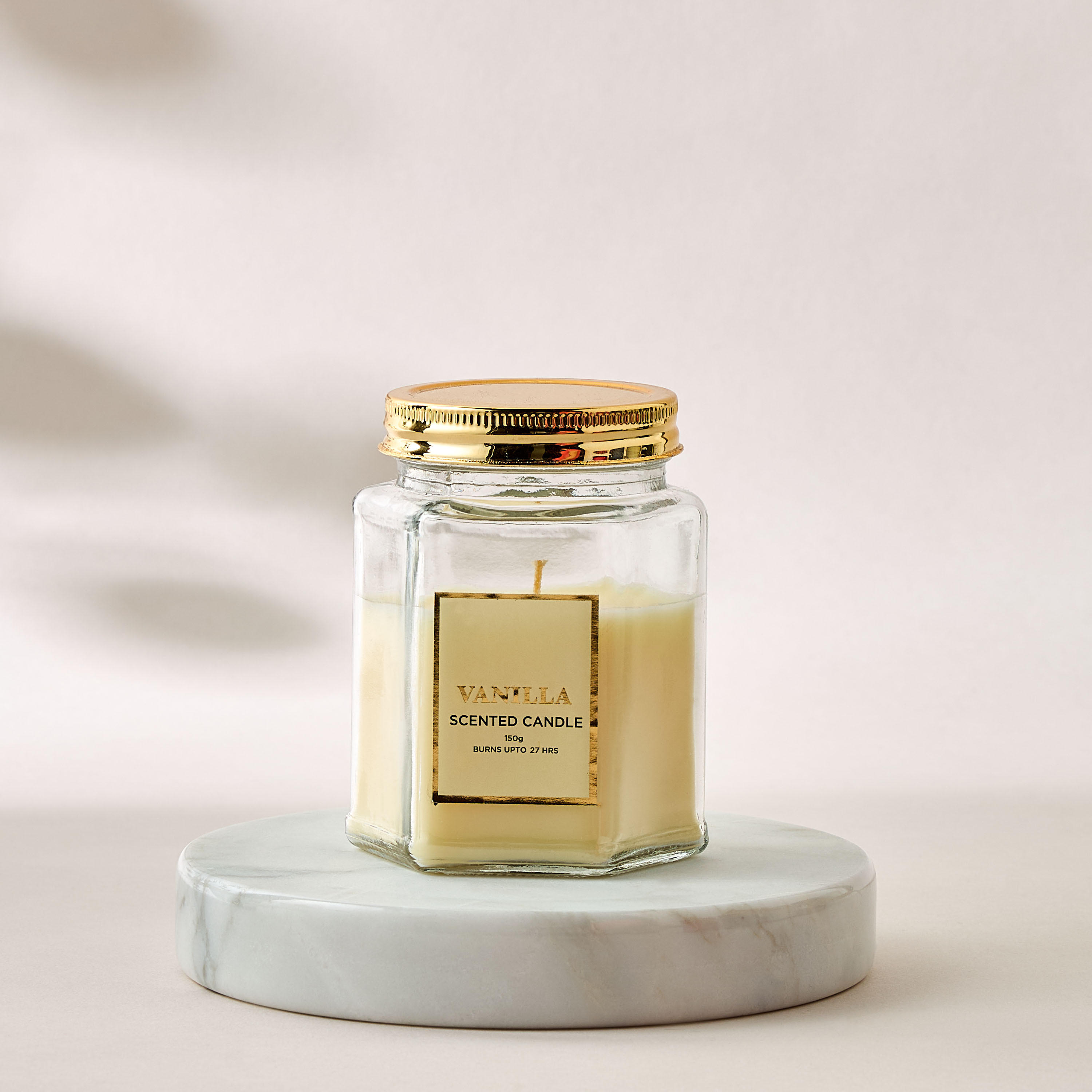 Lavender and Vanilla Scented Jar Candle - 150 gms-household-homefragrance-candles-image-2