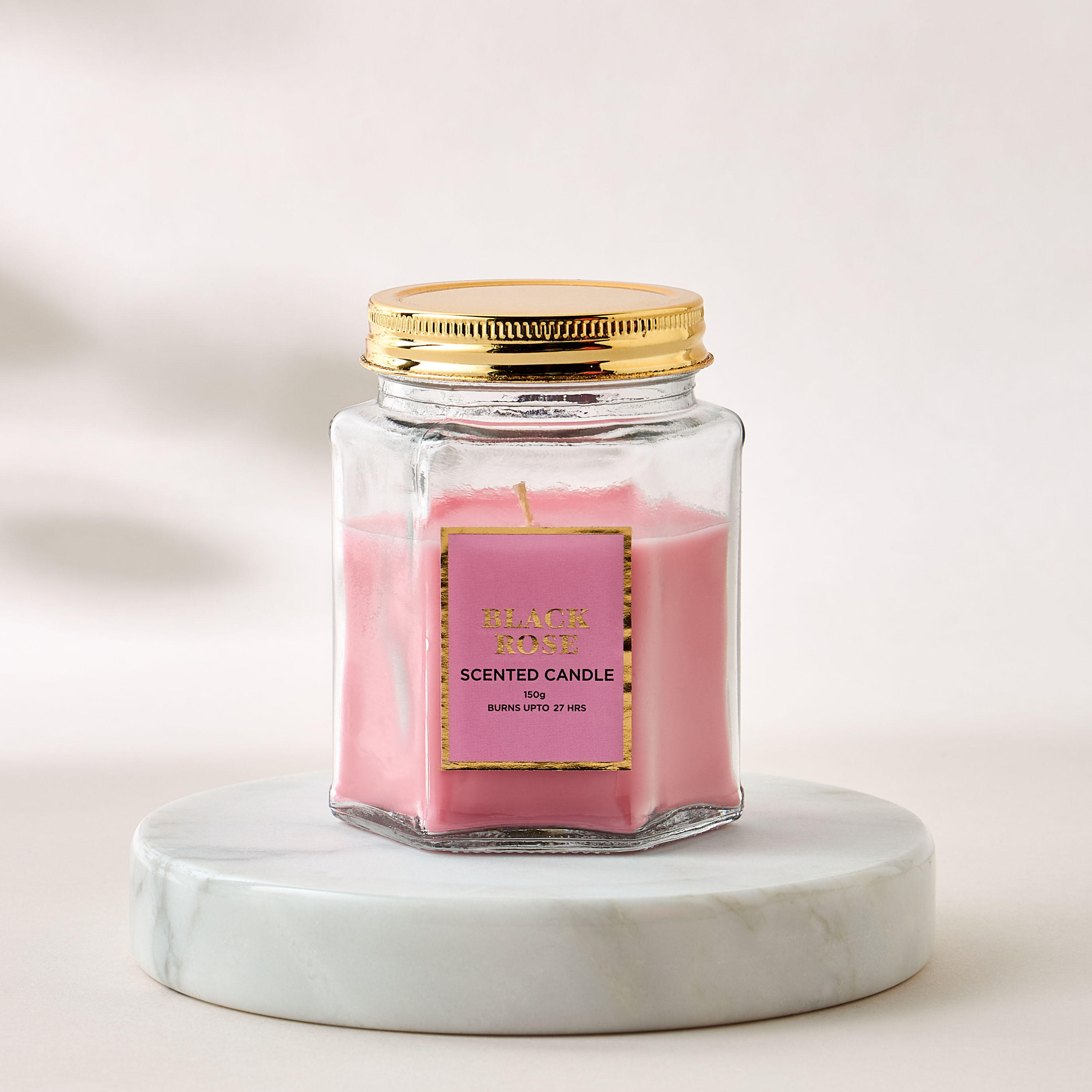 Lavender and Vanilla Scented Jar Candle - 150 gms-household-homefragrance-candles-image-2