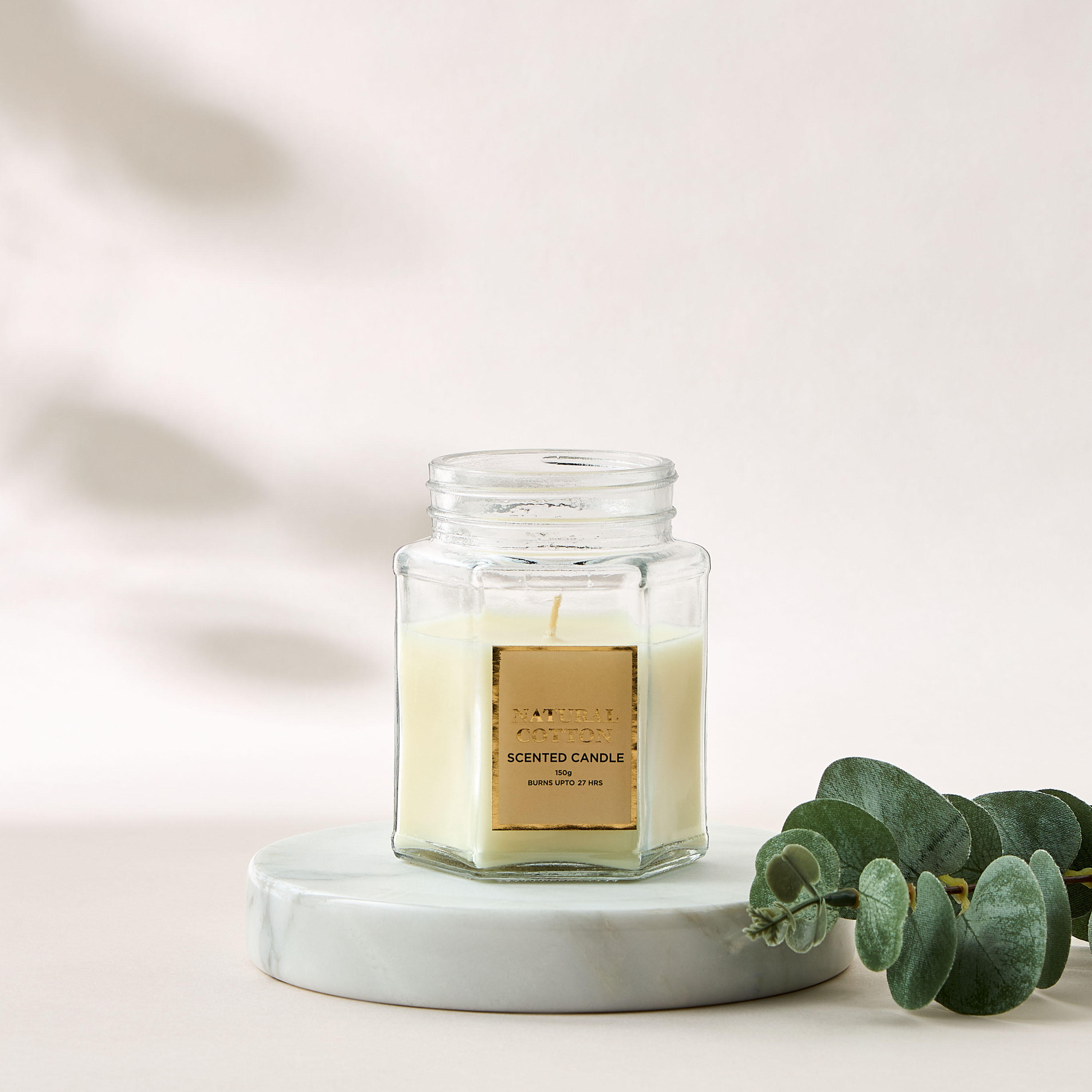 Lavender and Vanilla Scented Jar Candle - 150 gms-household-homefragrance-candles-image-1