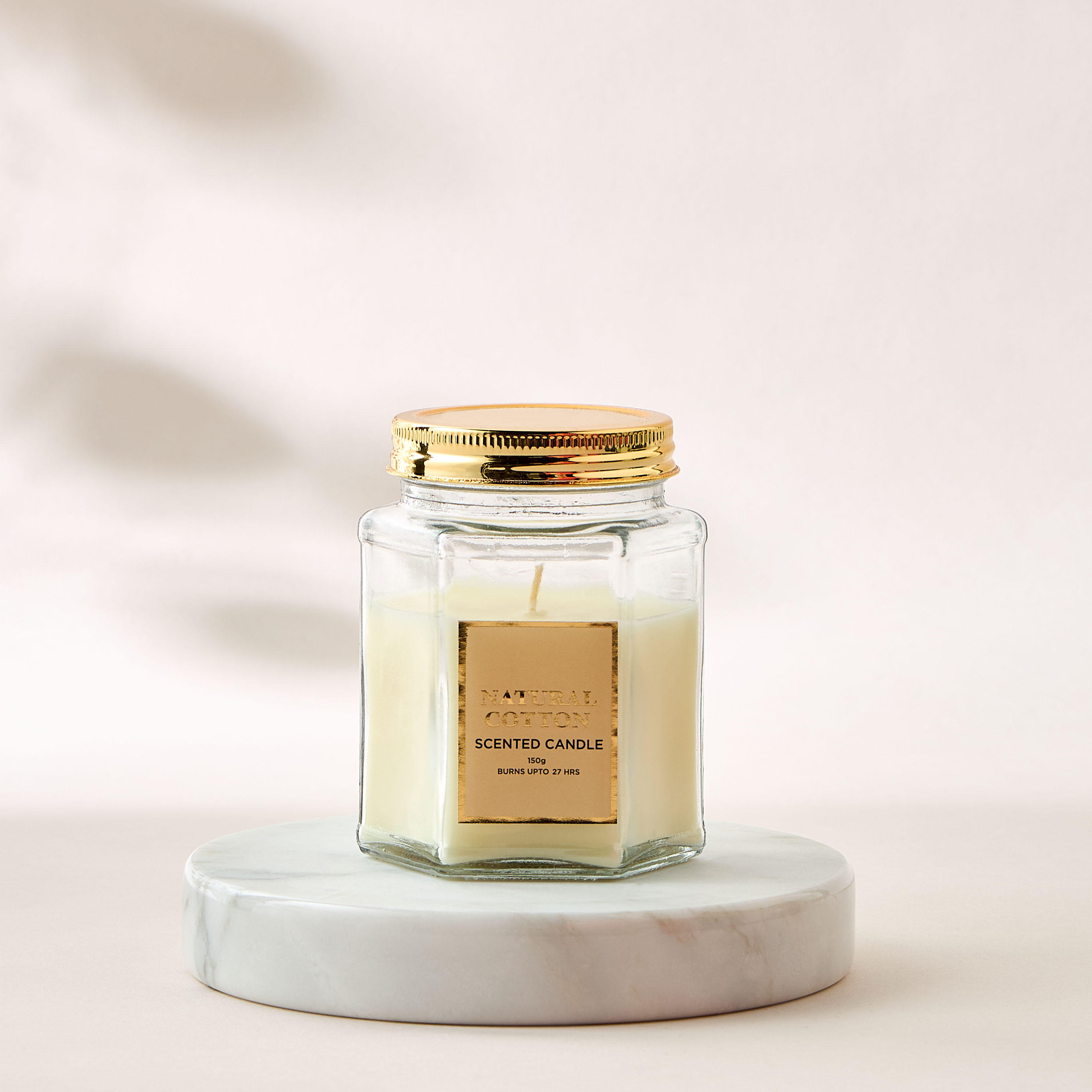Lavender and Vanilla Scented Jar Candle - 150 gms-household-homefragrance-candles-image-2