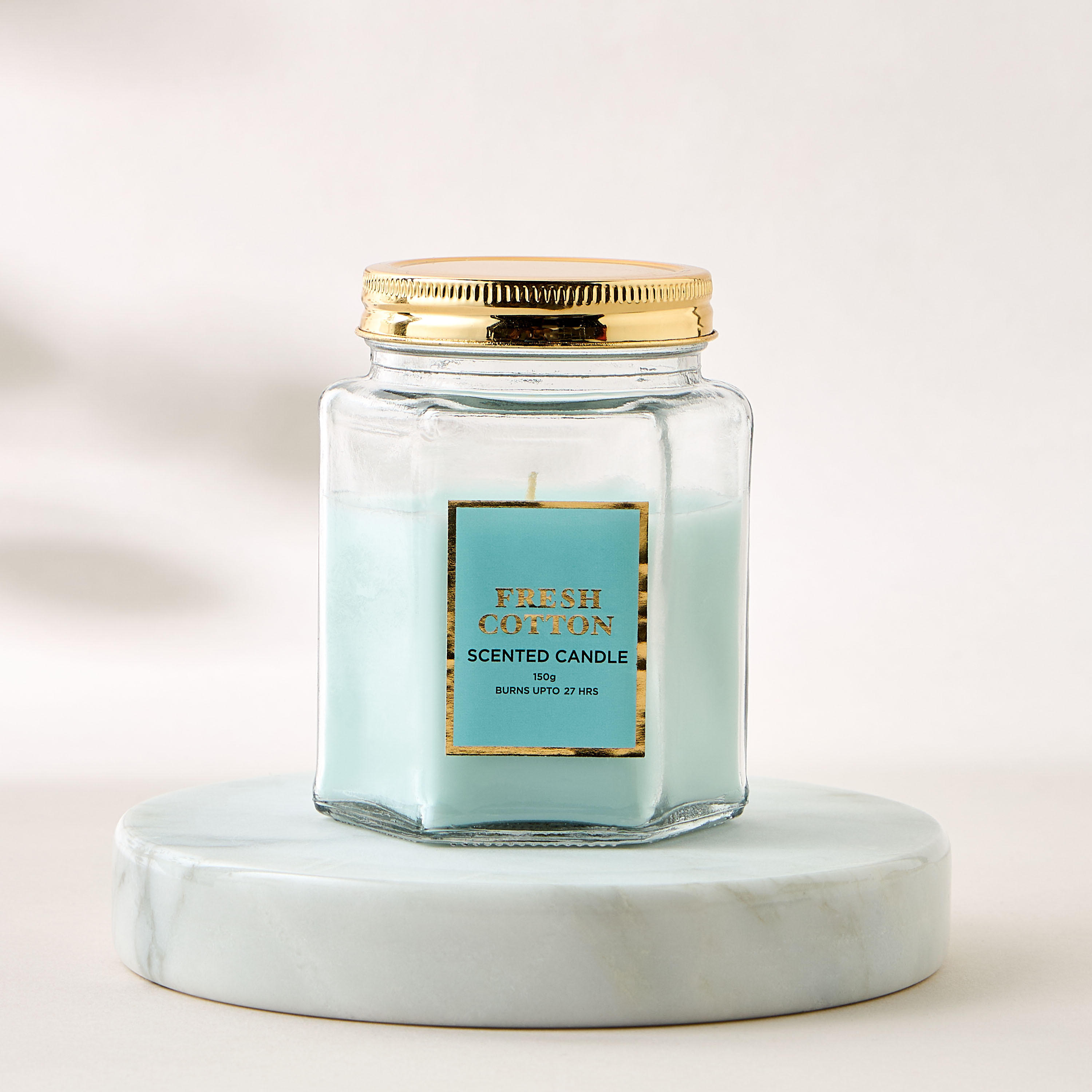 Lavender and Vanilla Scented Jar Candle - 150 gms-household-homefragrance-candles-image-2