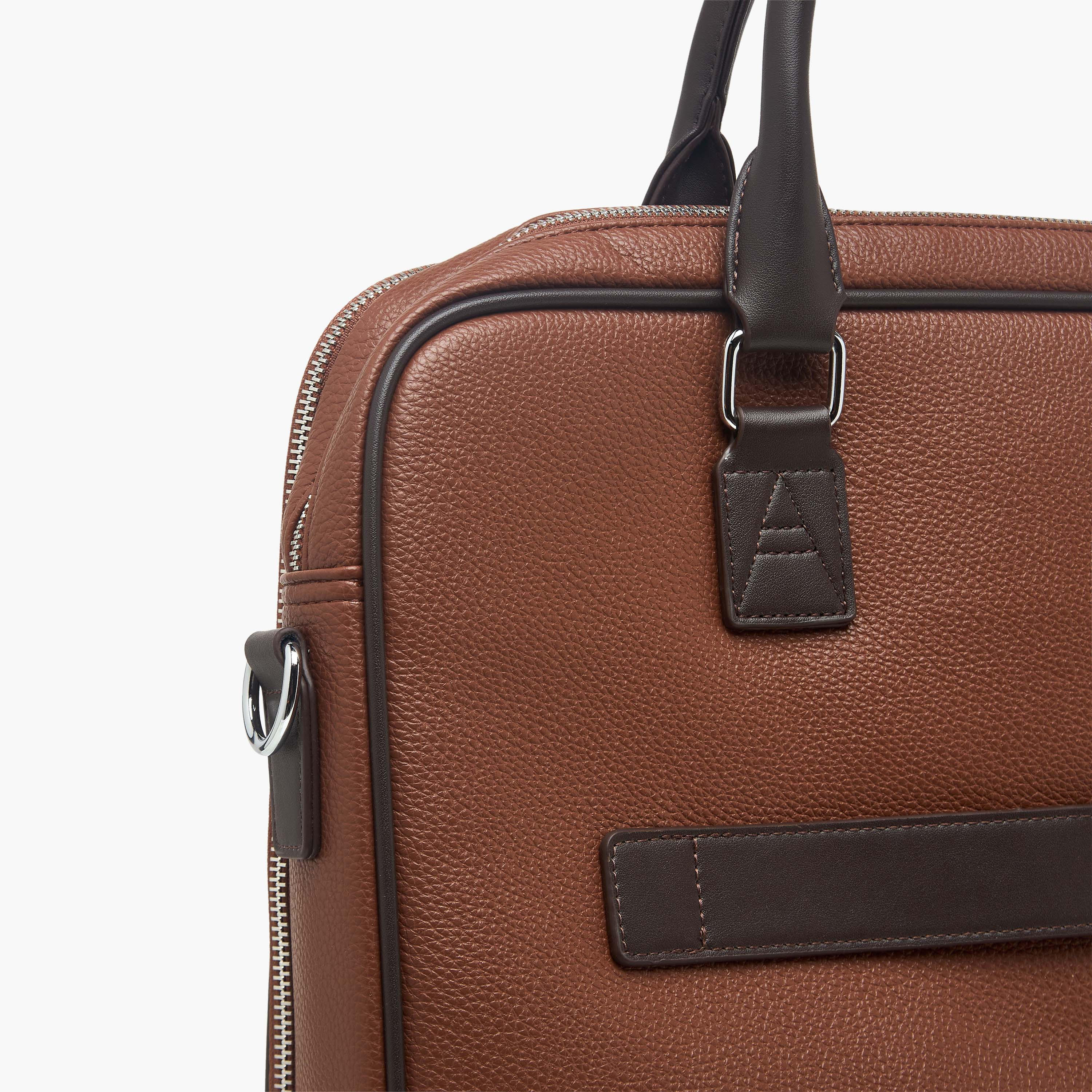 Duchini Men Solid Double Handle Laptop Bag-men-bags-image-4