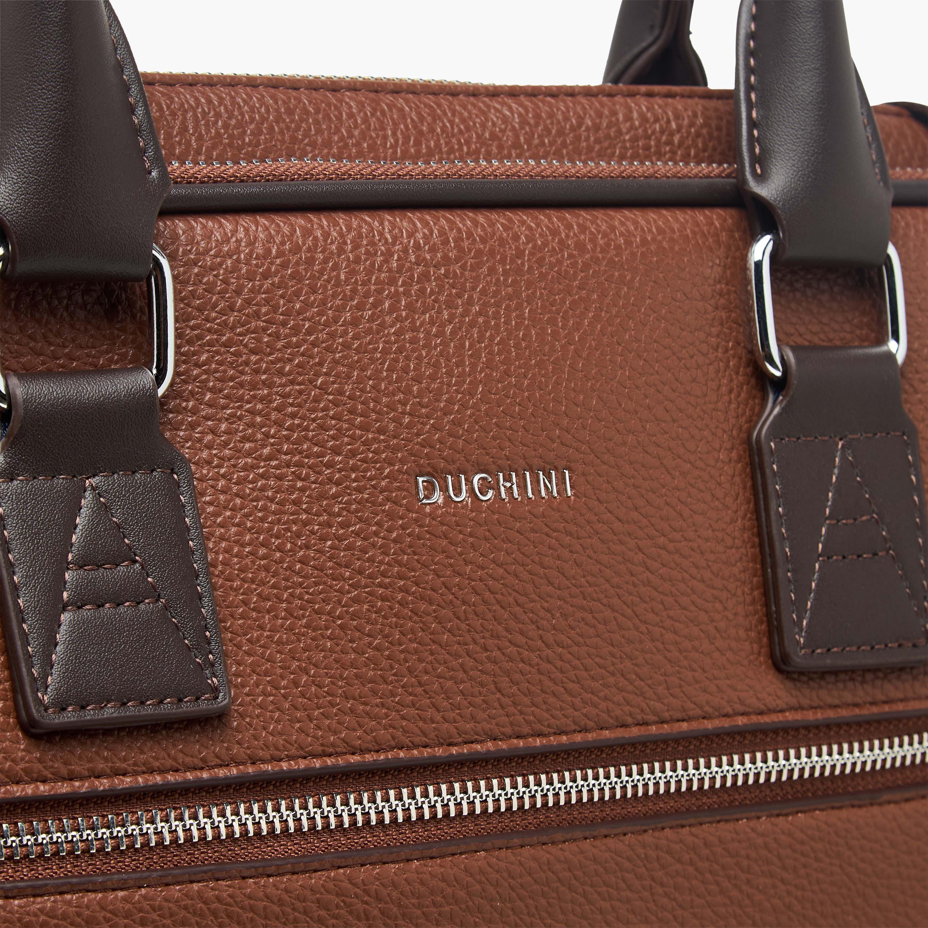 Duchini Men Solid Double Handle Laptop Bag-men-bags-image-5