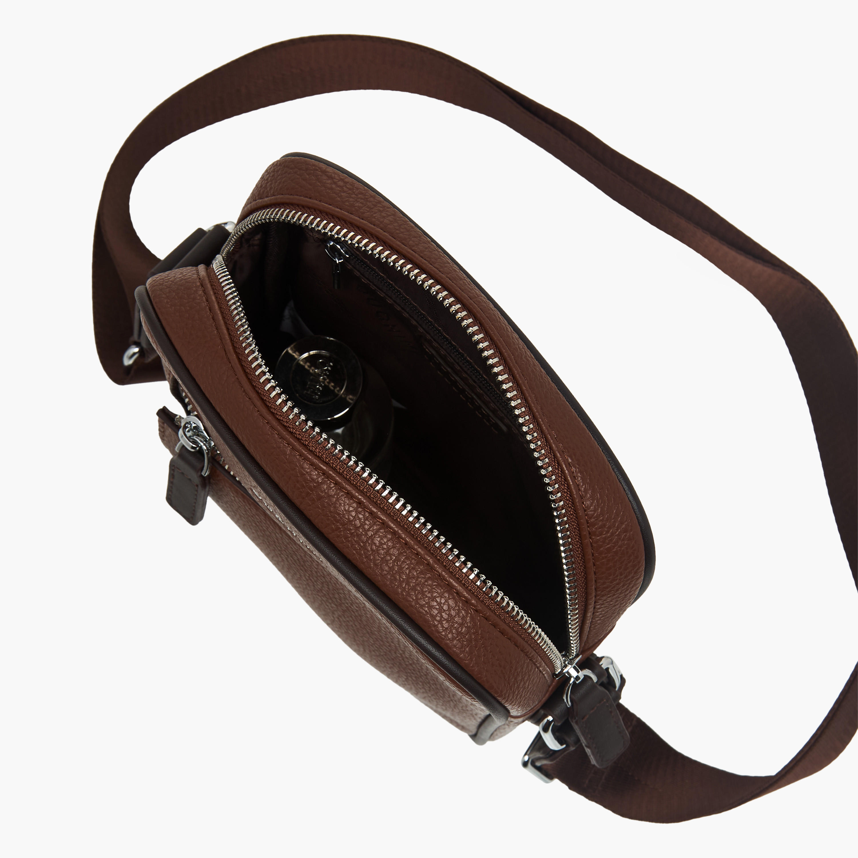 شنطة كروس بودي سادة بحزام قابل للتعديل للرجال من دوتشيني-men-bags-image-1