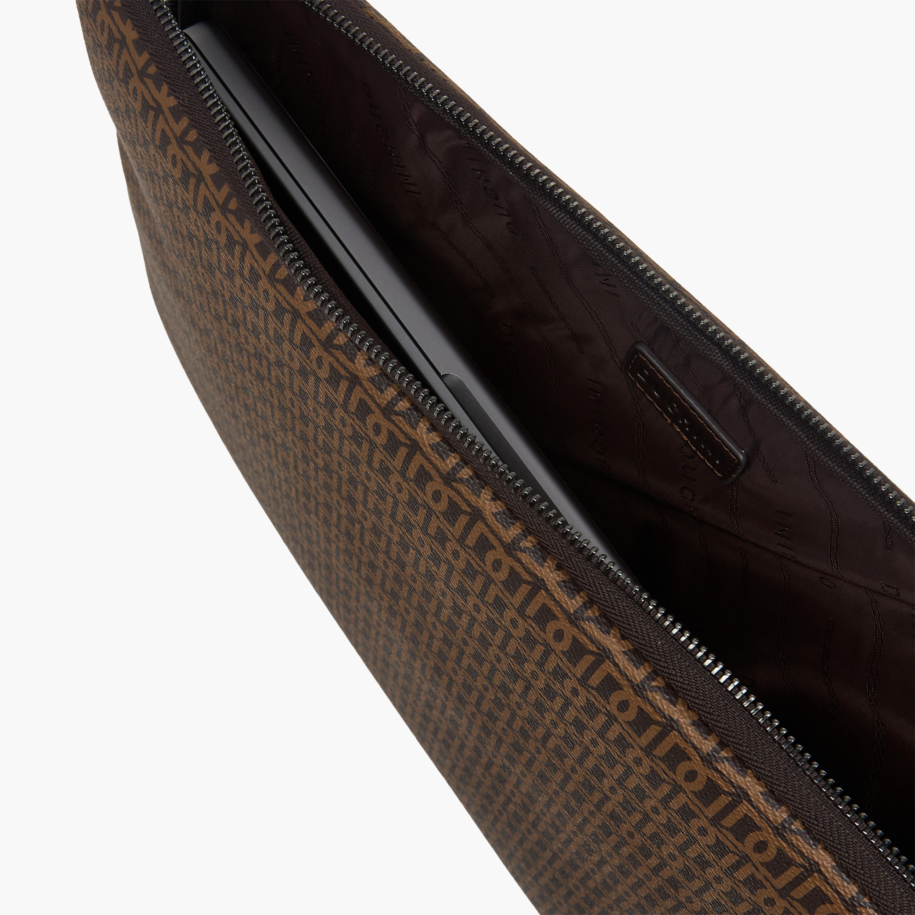 Duchini Men Monongram Print Laptop Case-men-bags-image-6
