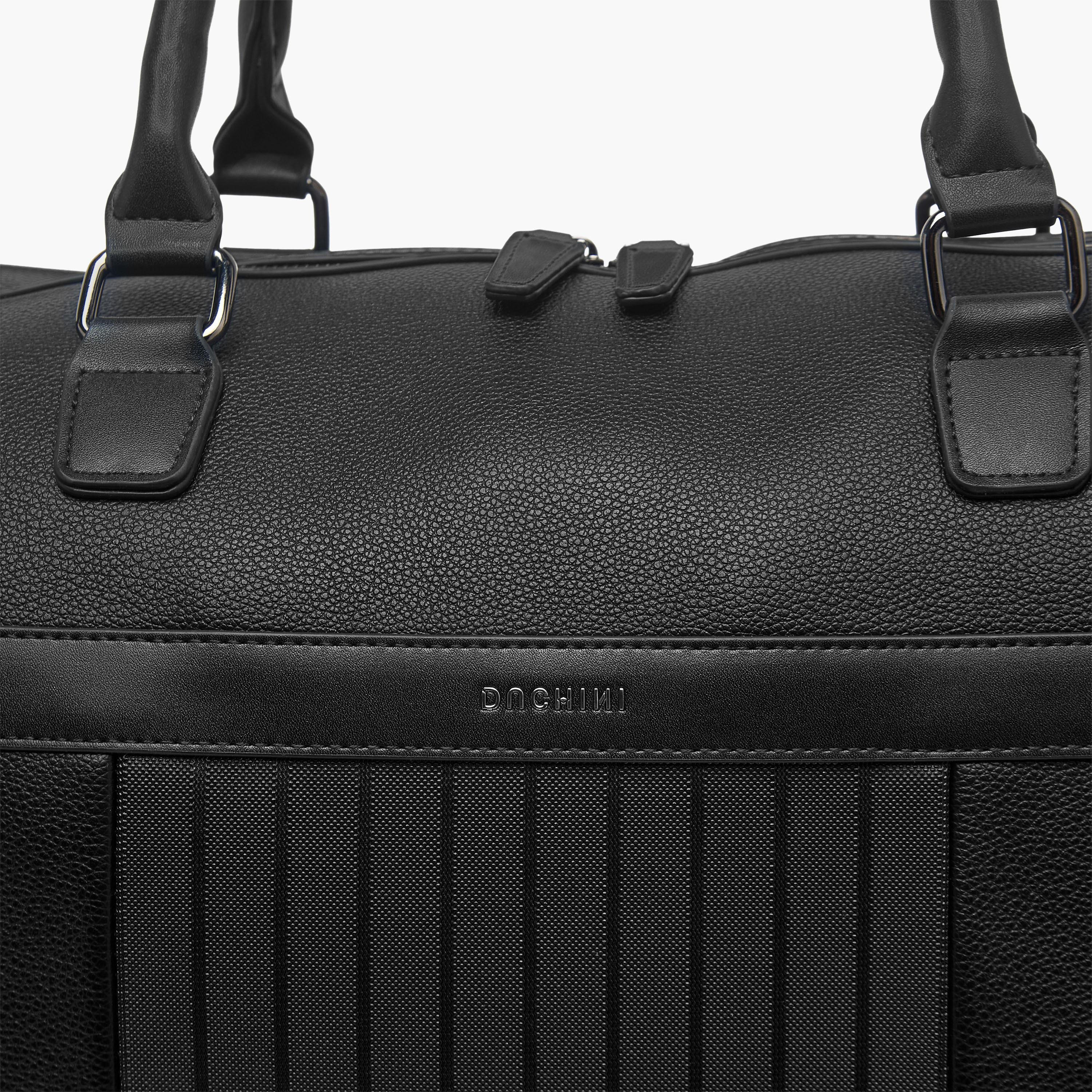 شنطة دافل سادة بحزام قابل للفصل وسحاب إغلاق من دوتشيني-travel-luggagesandbags-dufflebags-image-4