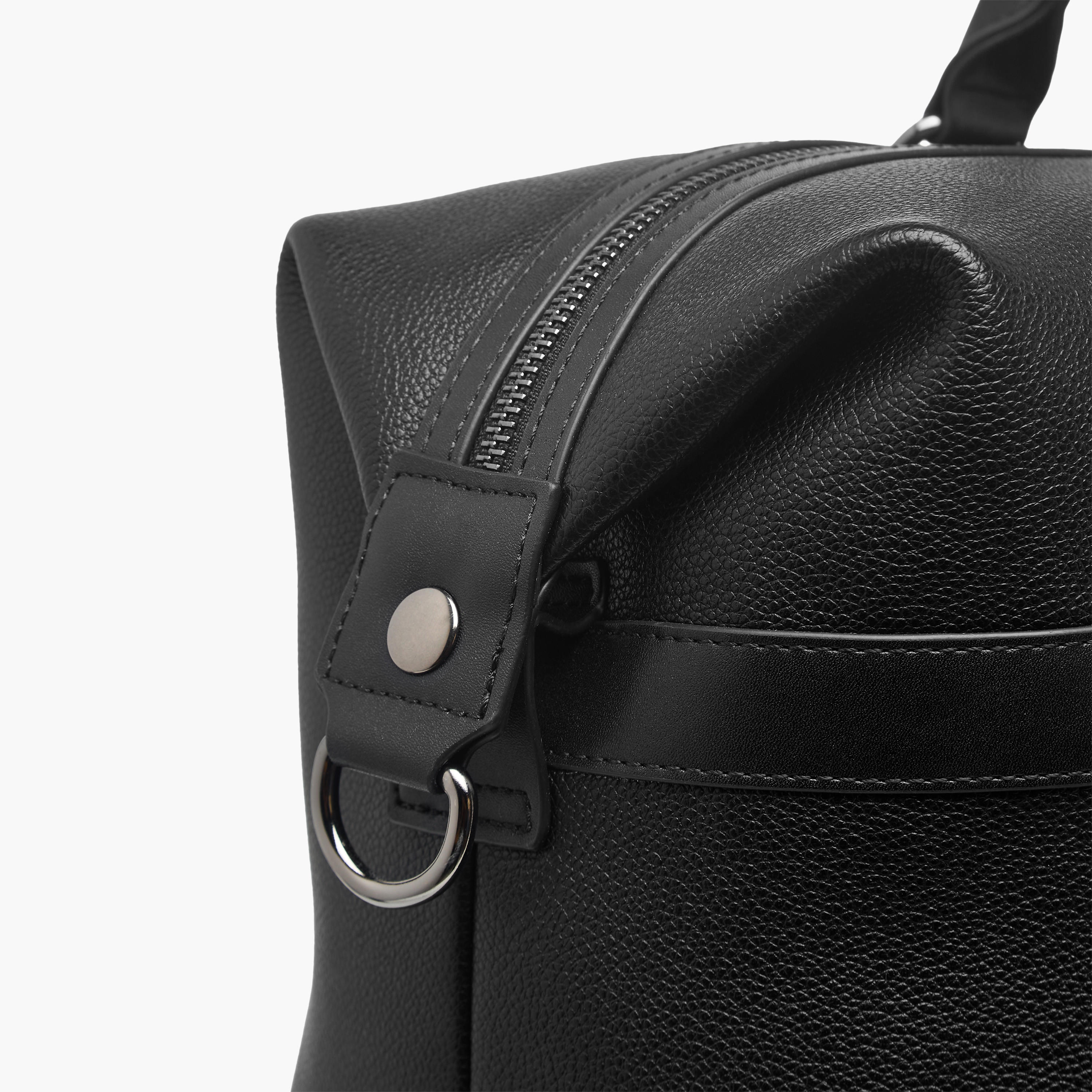 شنطة دافل سادة بحزام قابل للفصل وسحاب إغلاق من دوتشيني-travel-luggagesandbags-dufflebags-image-5