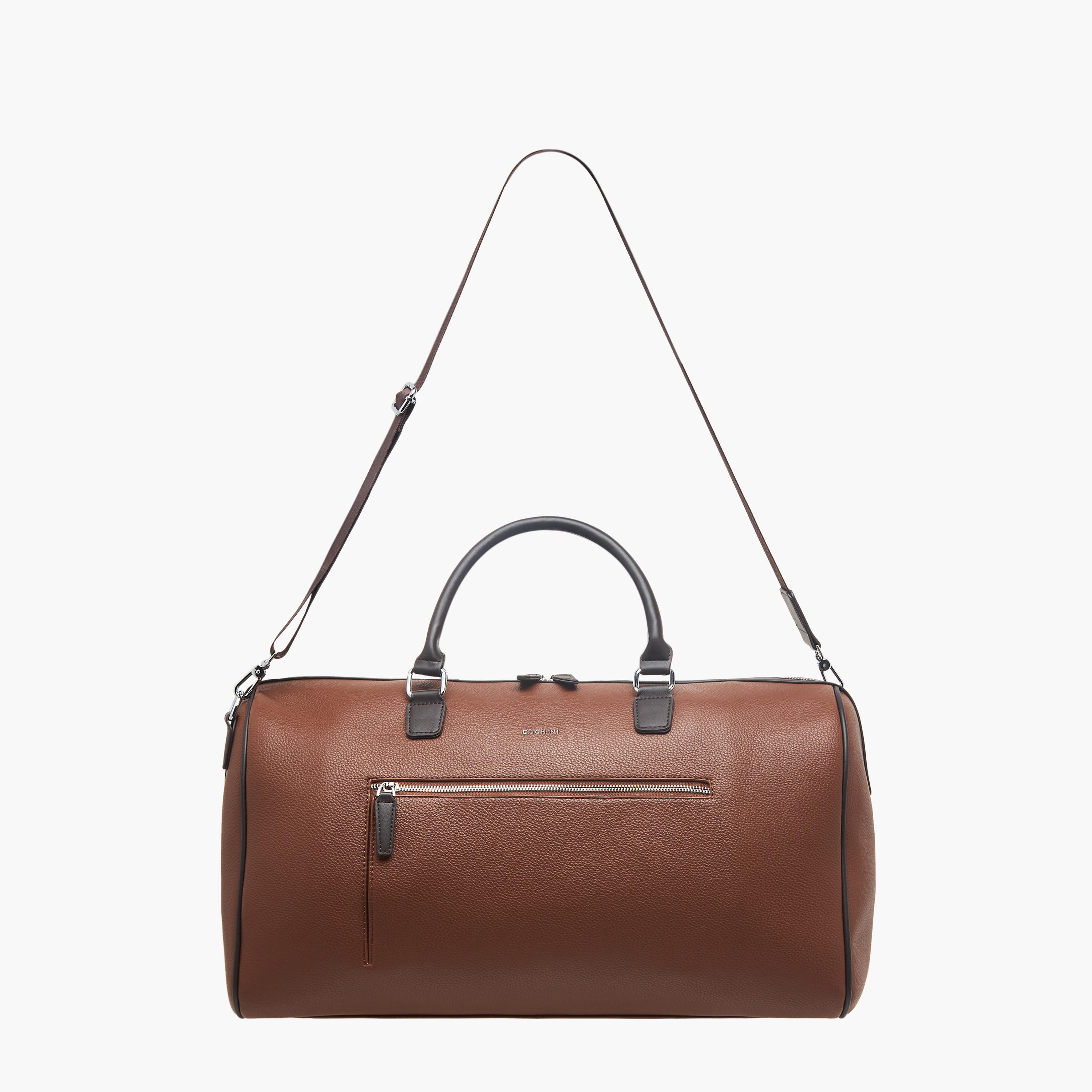 شنطة دافل سادة بحزام قابل للفصل وسحاب إغلاق من دوتشيني-travel-luggagesandbags-dufflebags-image-2
