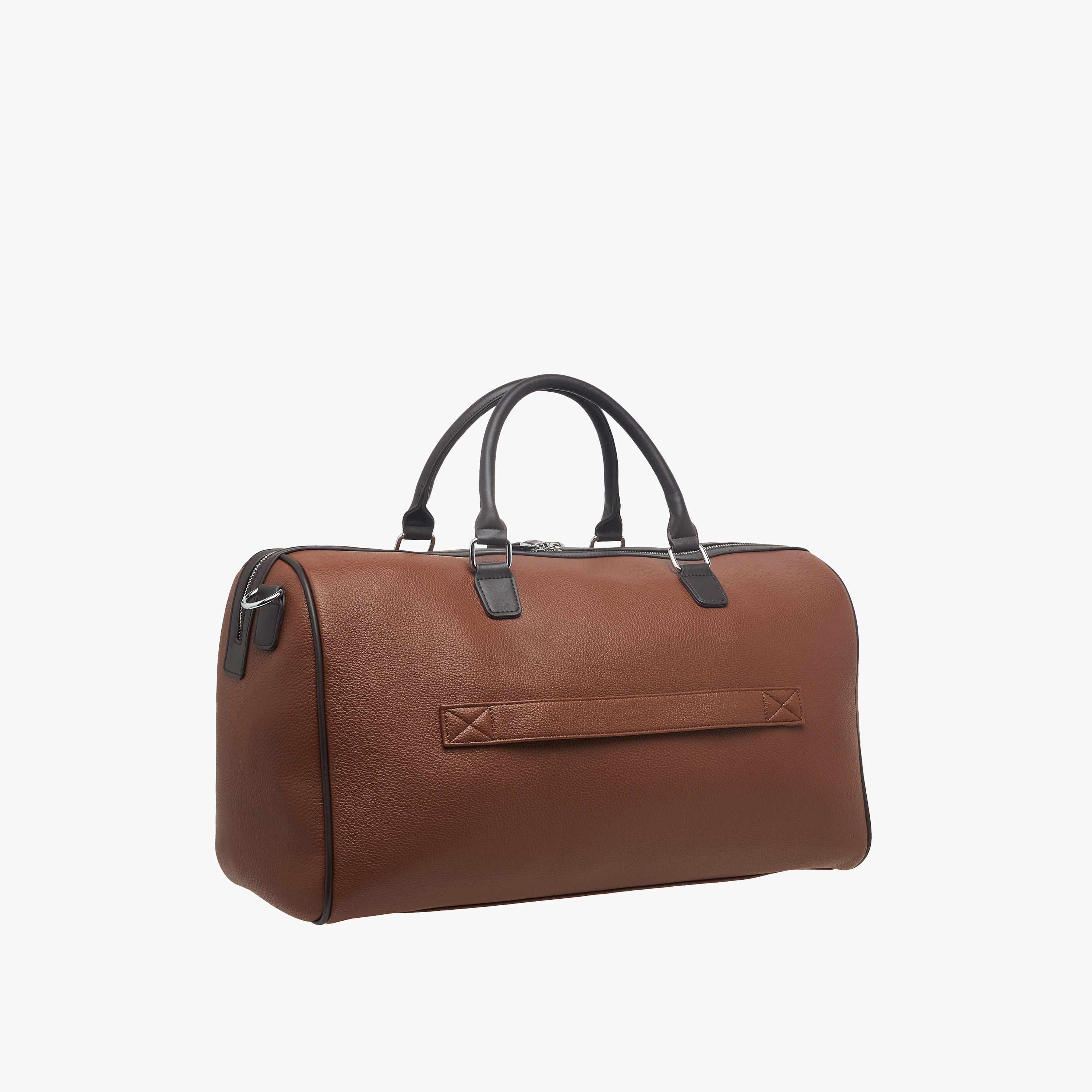 شنطة دافل سادة بحزام قابل للفصل وسحاب إغلاق من دوتشيني-travel-luggagesandbags-dufflebags-image-3