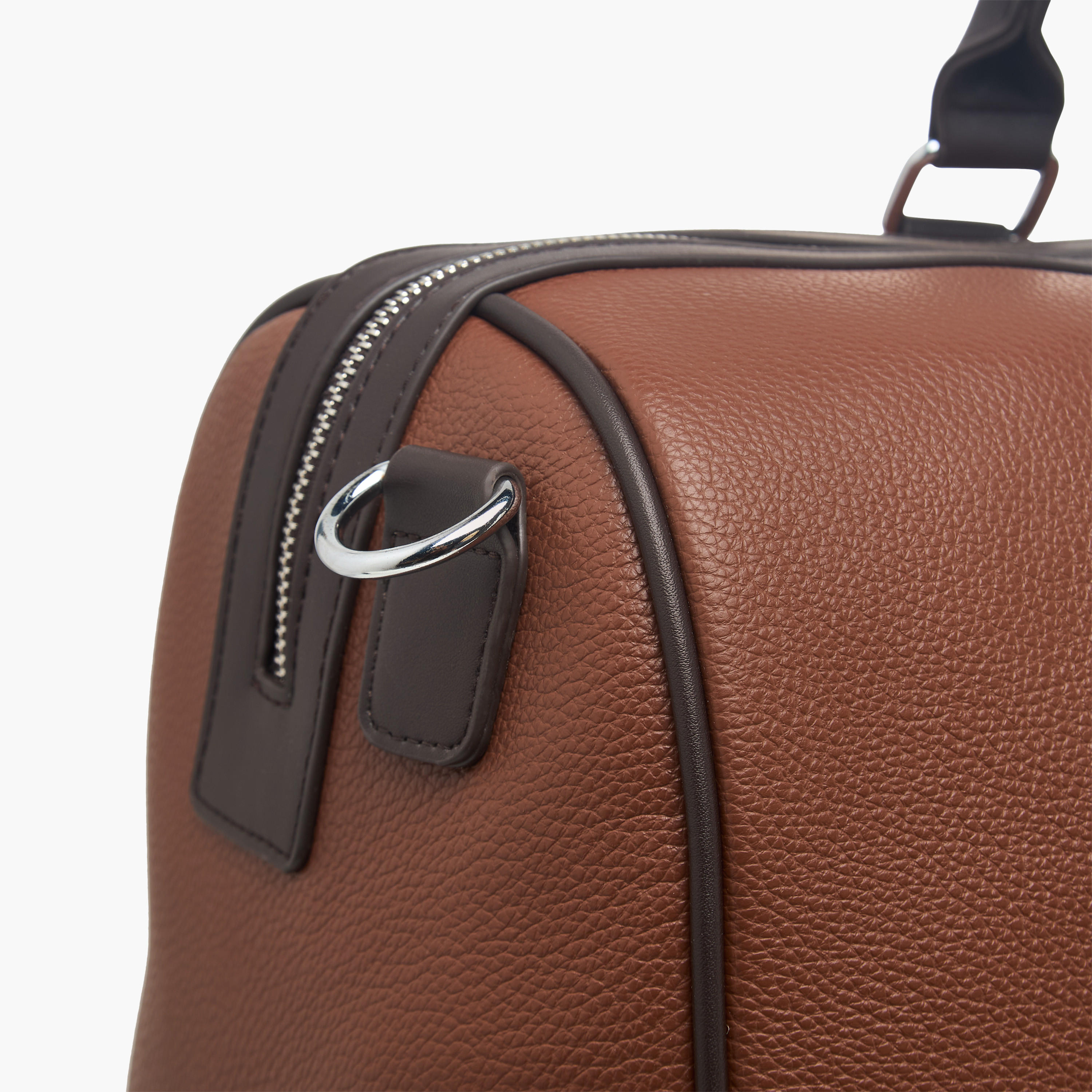 شنطة دافل سادة بحزام قابل للفصل وسحاب إغلاق من دوتشيني-travel-luggagesandbags-dufflebags-image-5