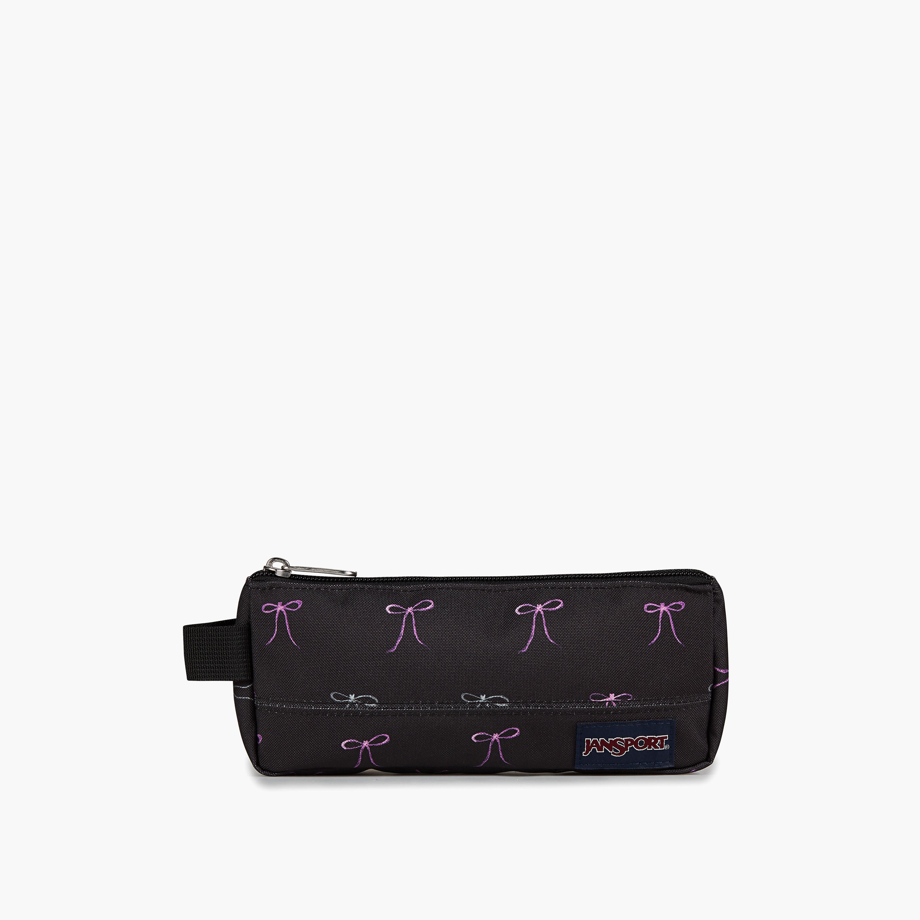 Jansport Bow Print Pencil Pouch with Zip Closure-school-stationery-pencilcases-image-1