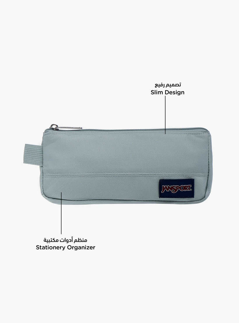 Jansport Solid Pencil Pouch with Zip Closure-school-stationery-pencilcases-image-2